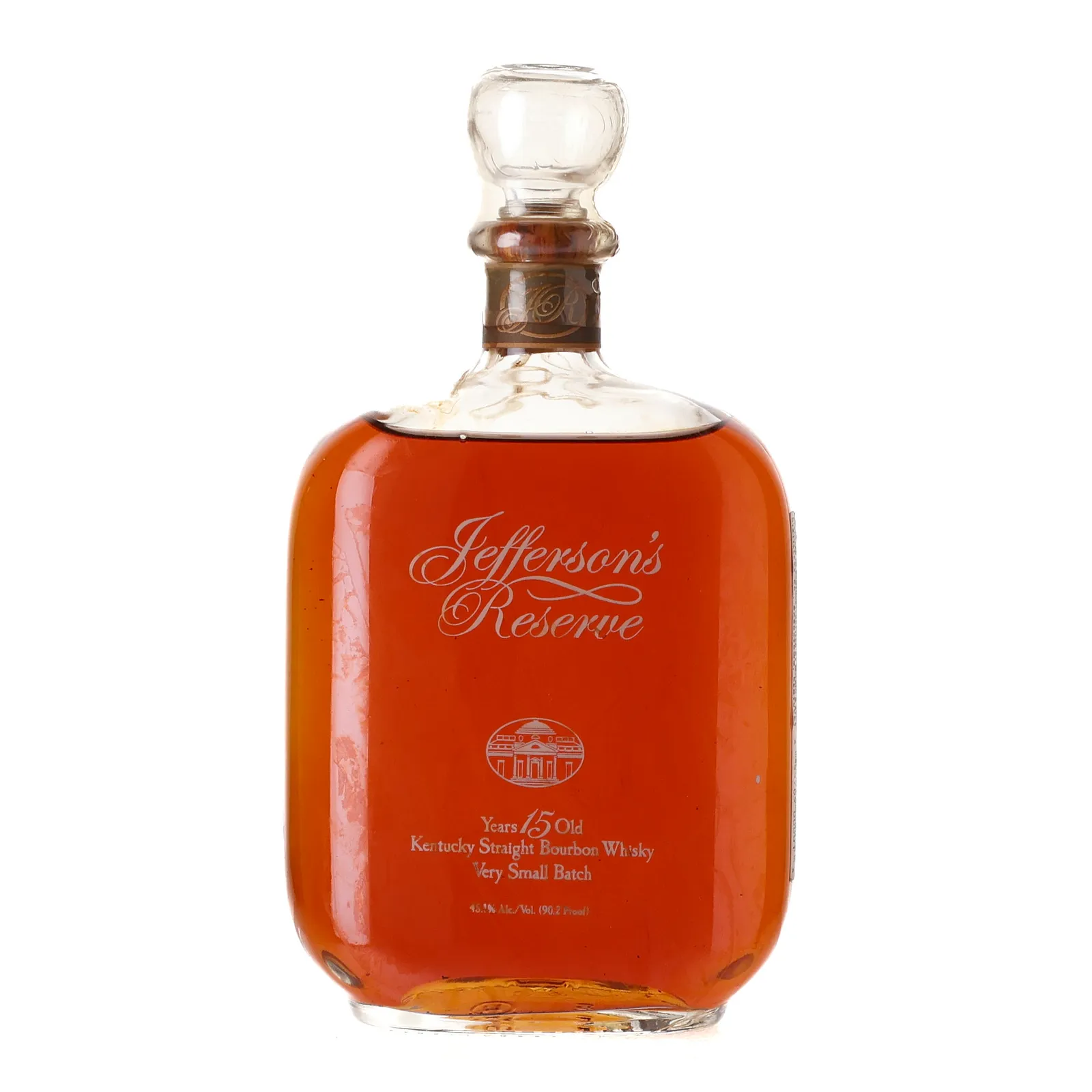 Jefferson's Reserve 15 Year Old, Batch No. 2, 45.1% whisky bottle