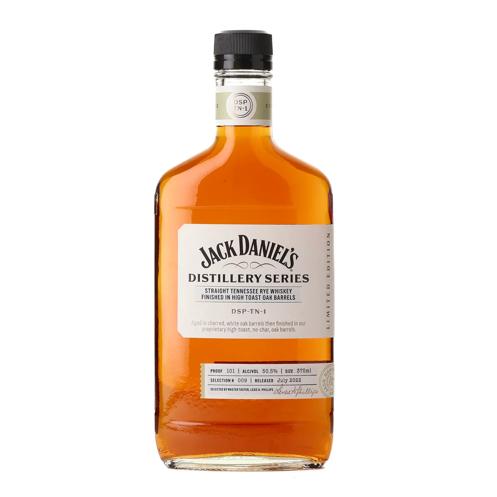 Jack Daniel's Distillery Series Selection #009 8 Year Old, White Oak & High Toast Oak Cask, No. 009, 2022, 50.5% whisky bottle