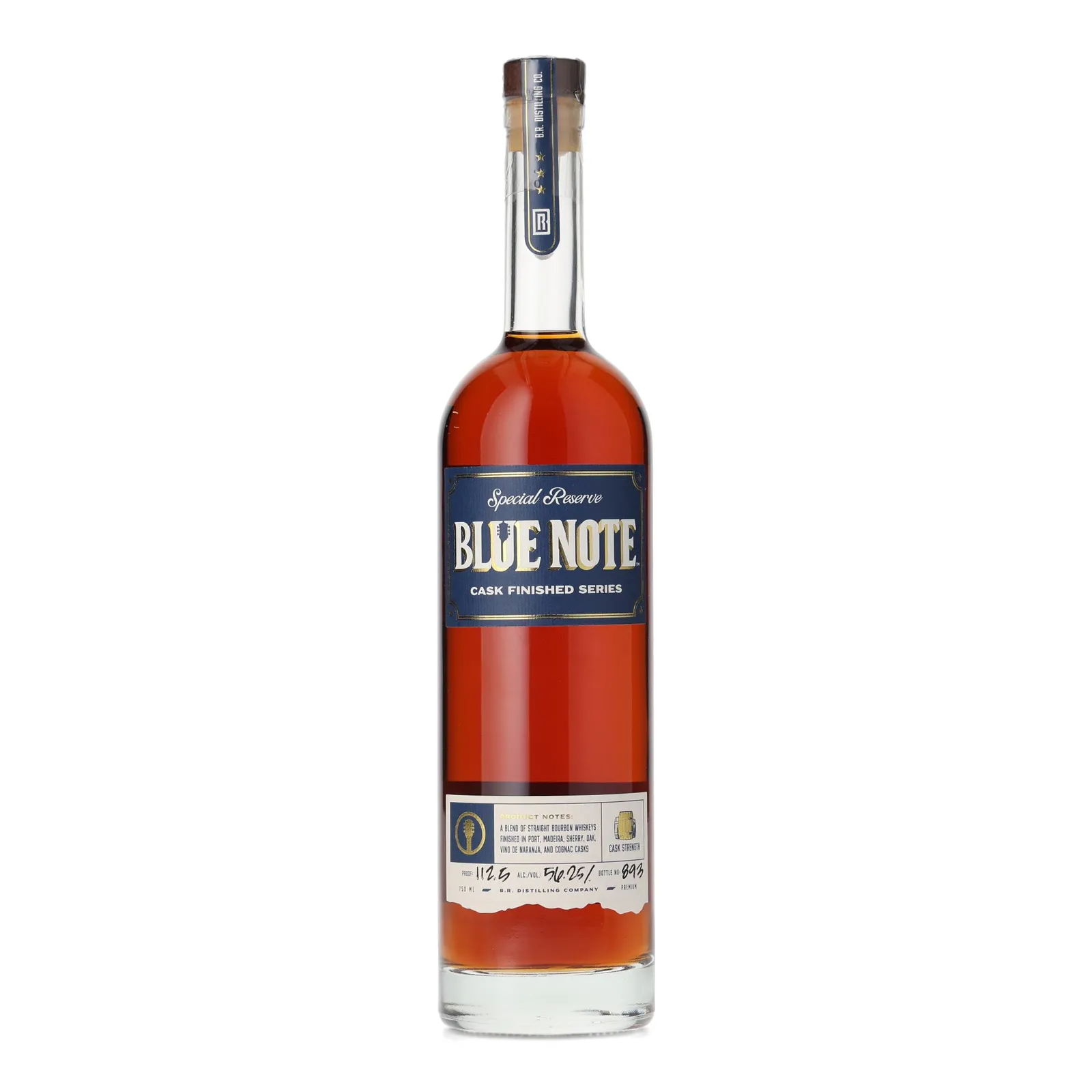 Blue Note Special Reserve Cask Finished Series, Bourbon Cask, 56.2% whisky bottle