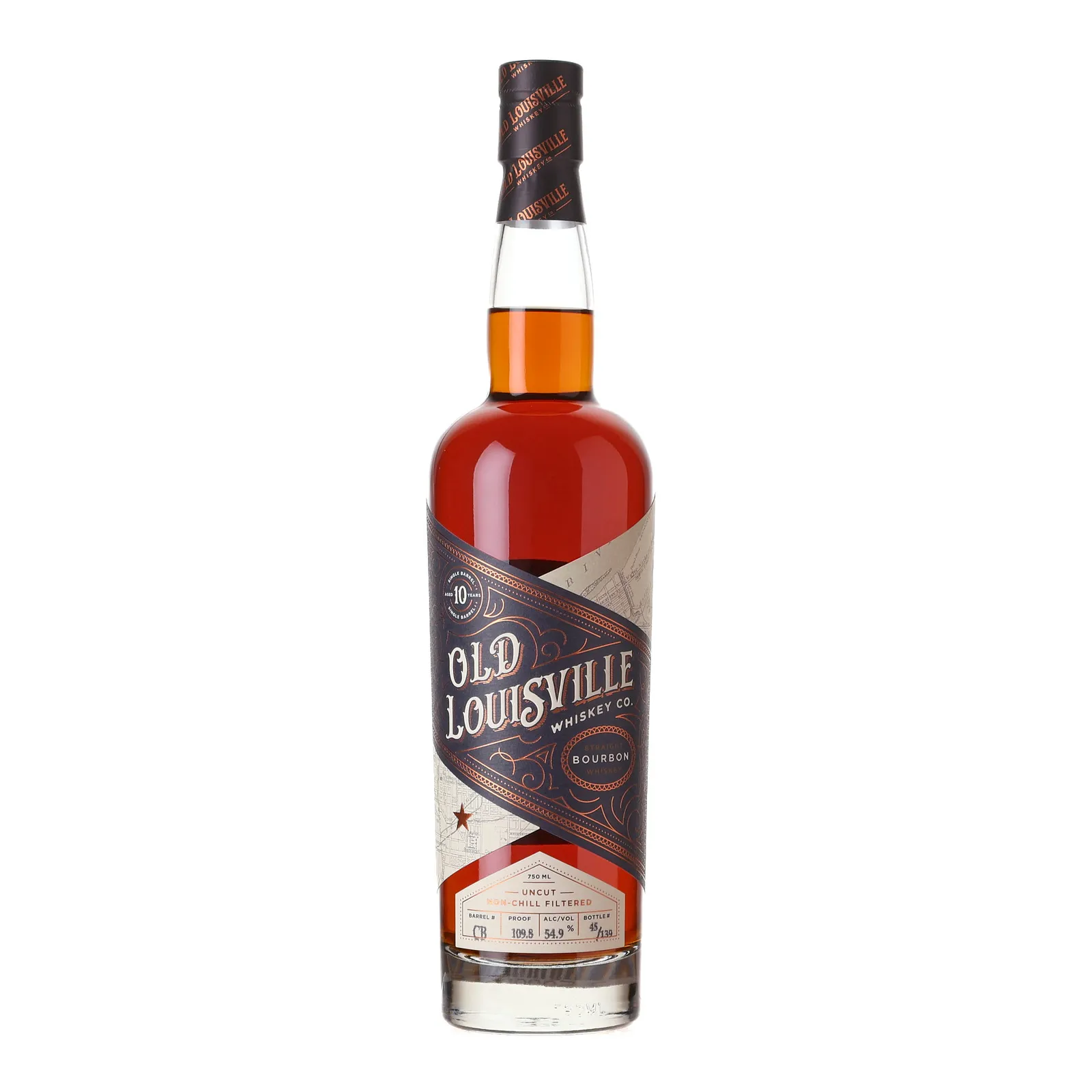 Old Louisville Chasing Bourbon Private Barrel Selection 10 Year Old, Cask #CB, Old Louisville Whiskey Co., 54.9% whisky bottle