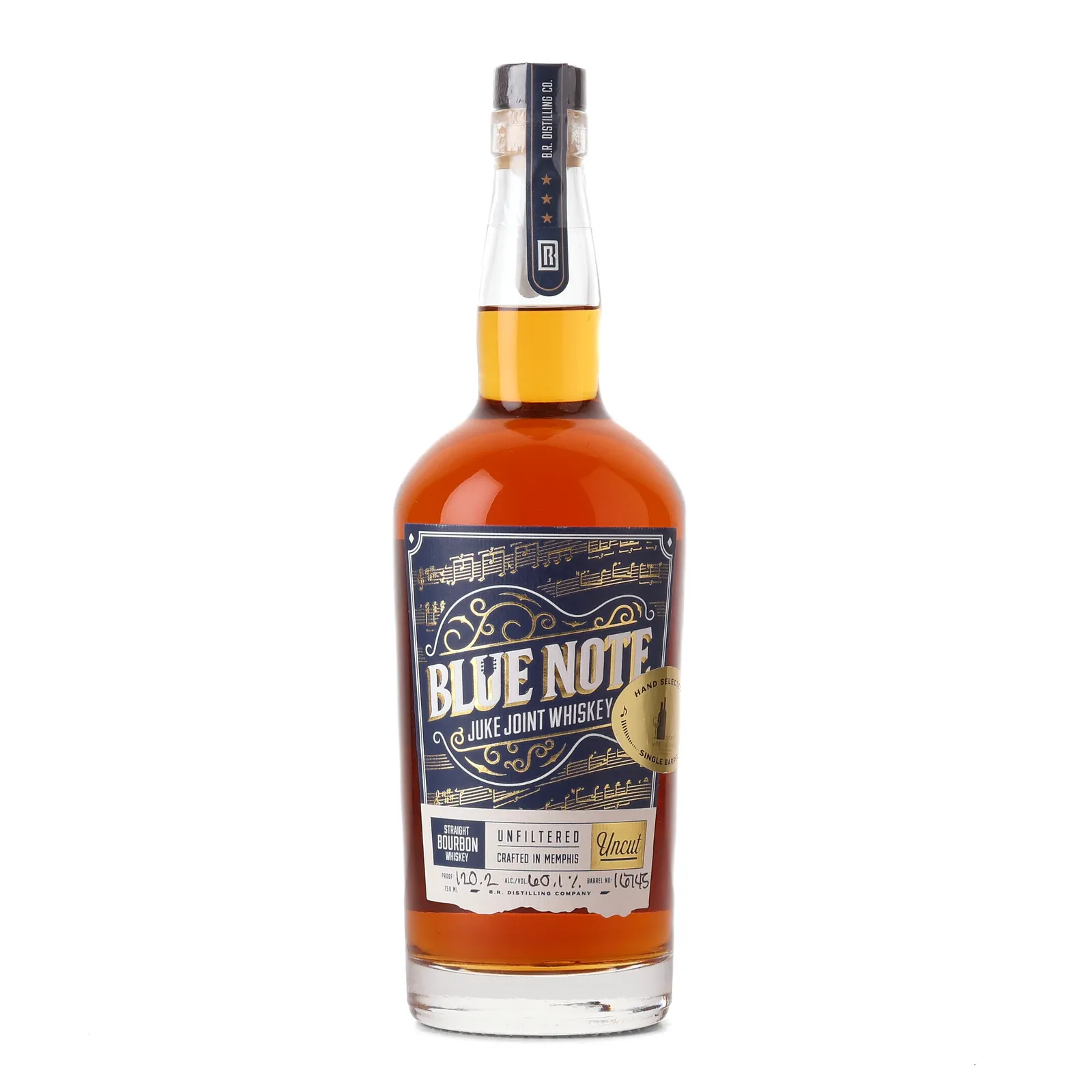 Blue Note Juke Joint Uncut Unfiltered Bourbon Cask, Cask #16745, 60.1% whisky bottle