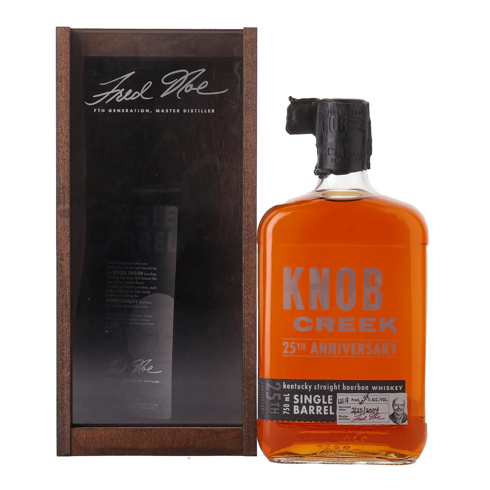 Knob Creek 25th Anniversary Single Barrel 13 Year Old, New Charred Oak Cask, 2017, 61% whisky bottle