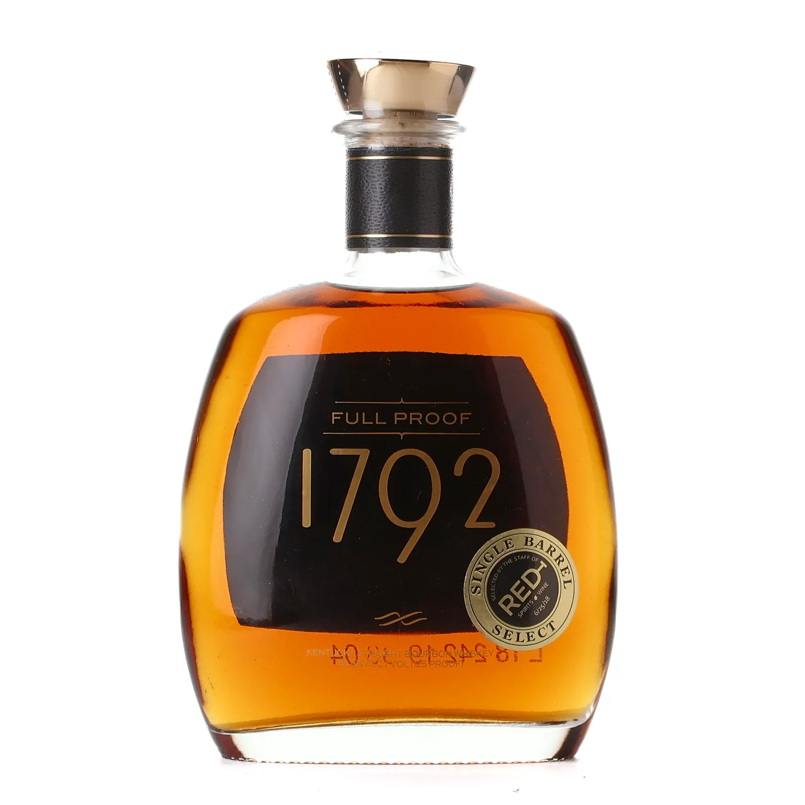1792 Full Proof Staff of Red Single Barrel Select, 62.5% whisky bottle