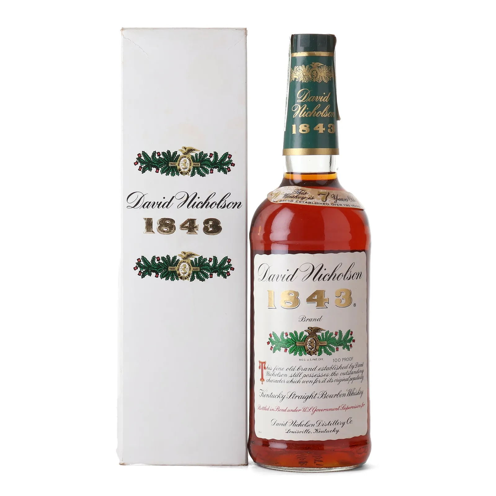 David Nicholson 1843 7 Year Old, 1979, 50% whisky bottle