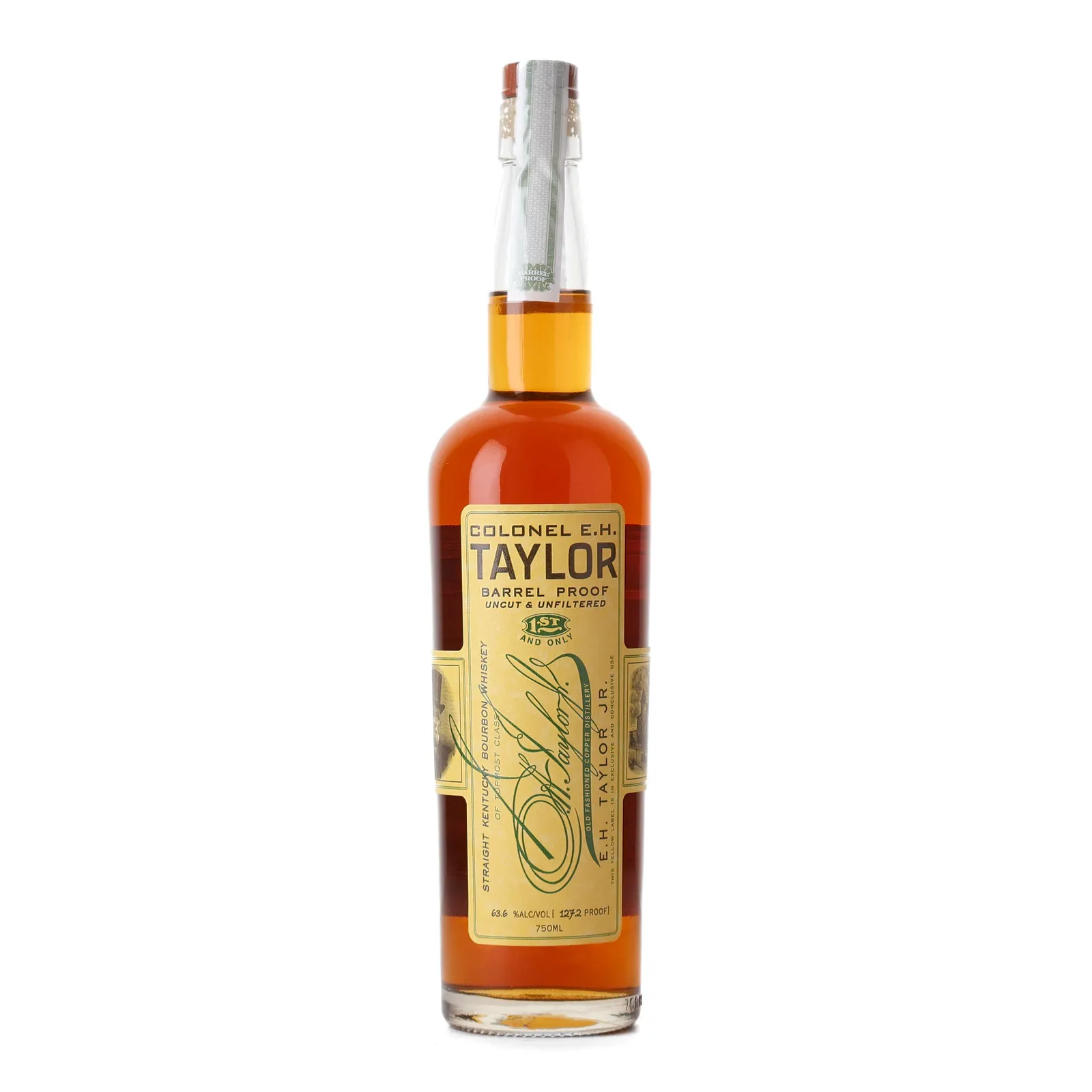 Colonel E.H. Taylor Barrel Proof, Batch No. 14, 2025, 63.7% whisky bottle