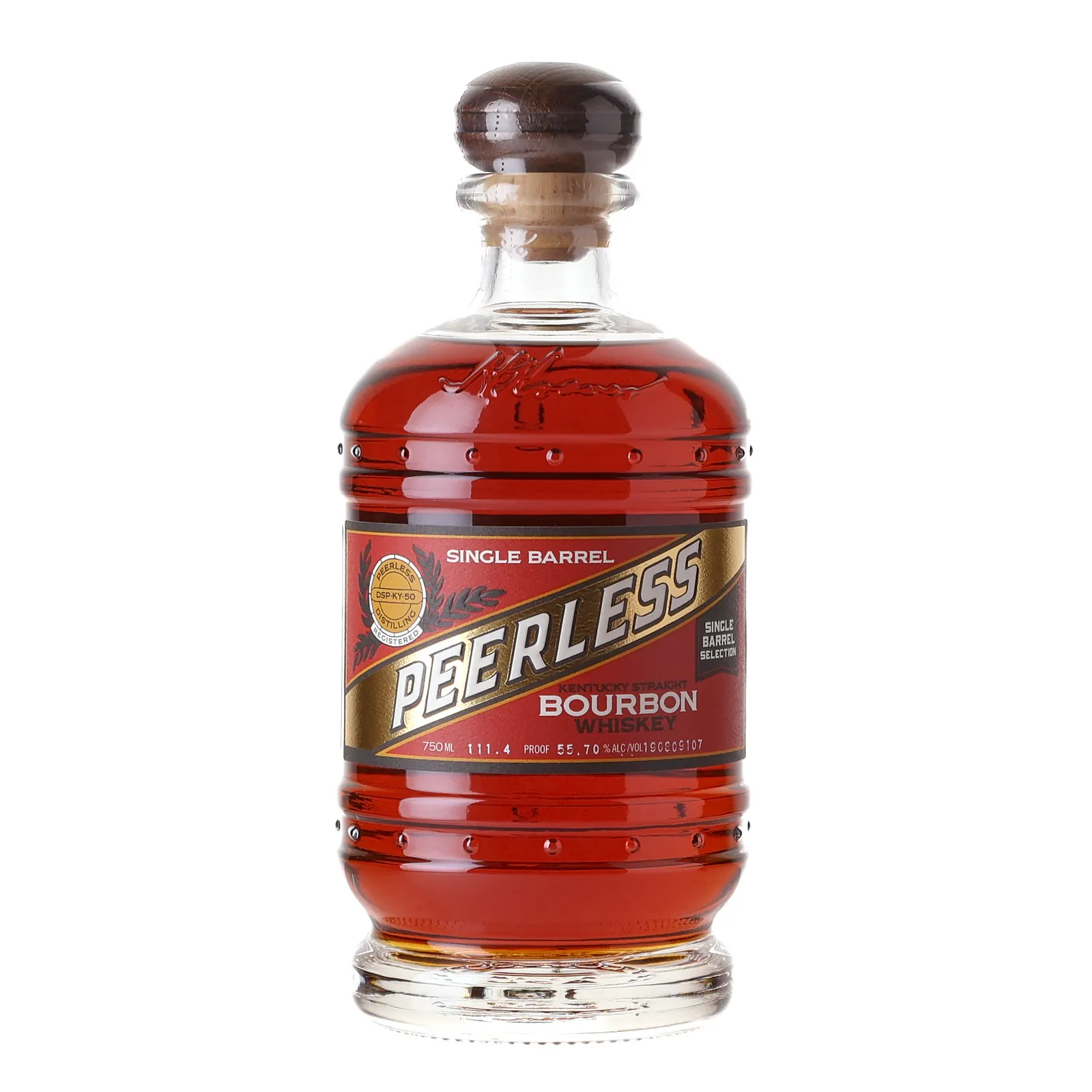 Peerless Bourbon 'T8KE' Private Barrel Selection, Oak Cask, Cask #190809107, 55.7% whisky bottle