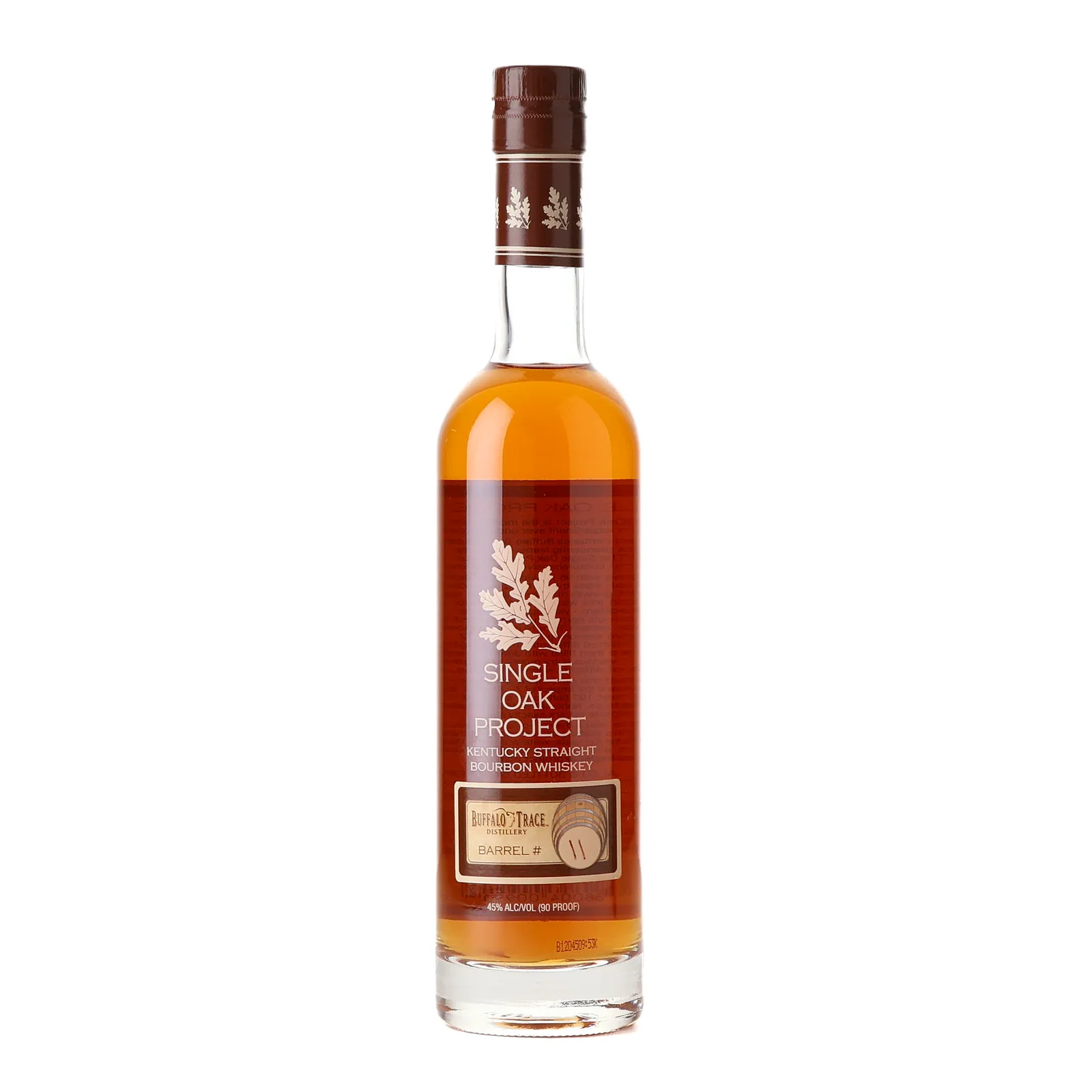 Buffalo Trace Single Oak Project Bourbon, Cask #11, 2012, 45% whisky bottle