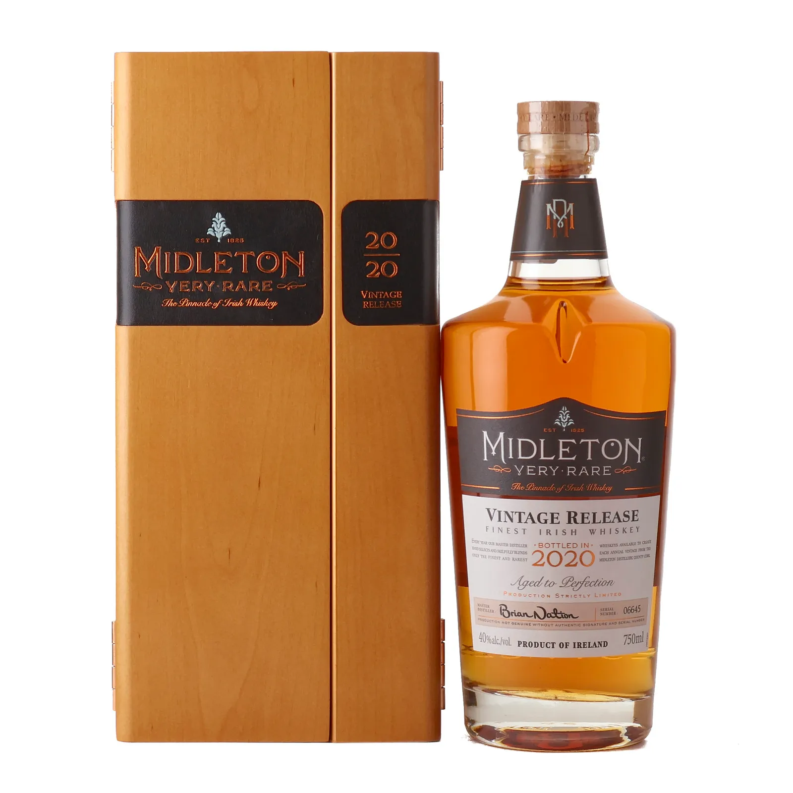Midleton Very Rare Vintage Release, ex-Bourbon American Oak Cask, 2020, 40% whisky bottle