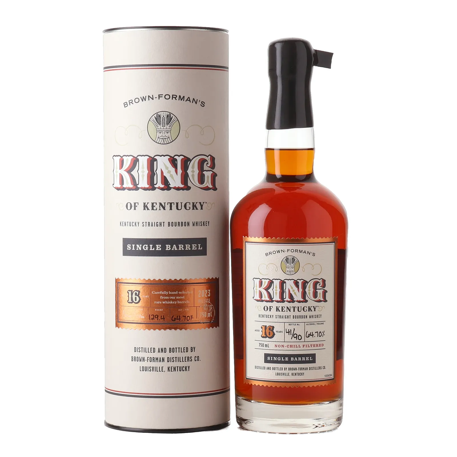 King of Kentucky Single Barrel 16 Year Old, Cask #9, 2023, 64.7% whisky bottle