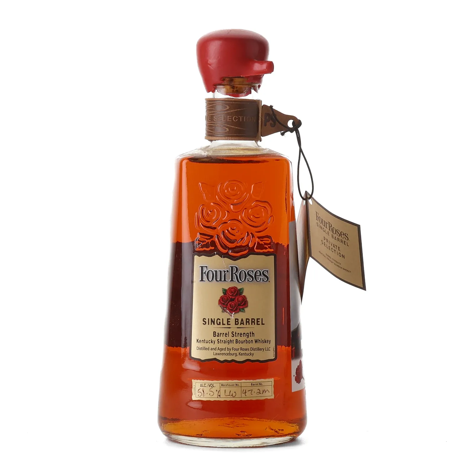 Four Roses Barrel Strength 10 Year Old, Cask #47-2M, 58.5% whisky bottle