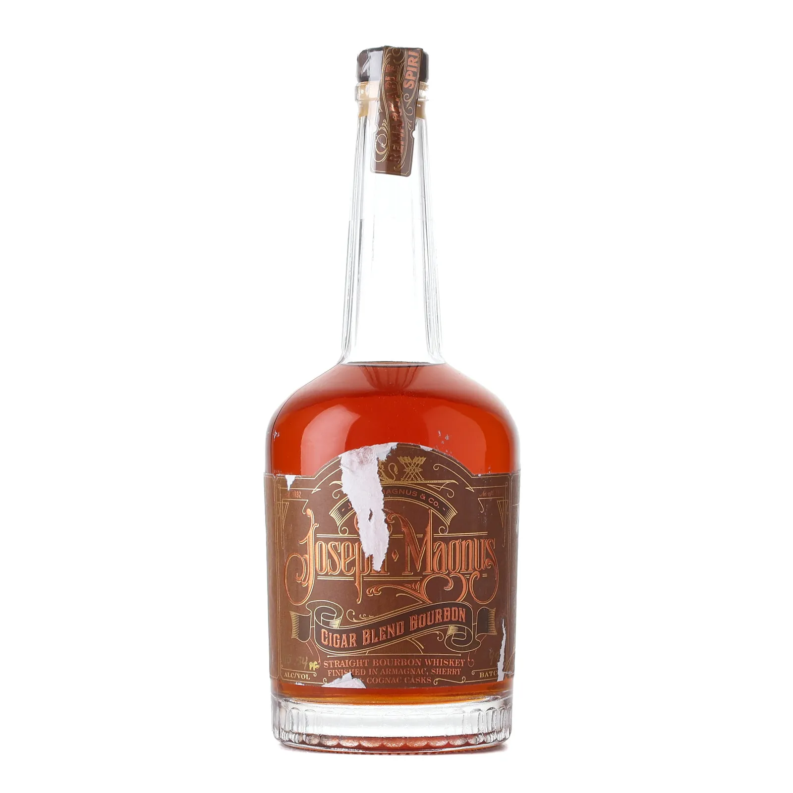 Joseph A. Magnus Cigar Blend Bourbon Batch No. 99, Armagnac, Cognac & Sherry Cask, 57.8% whisky bottle