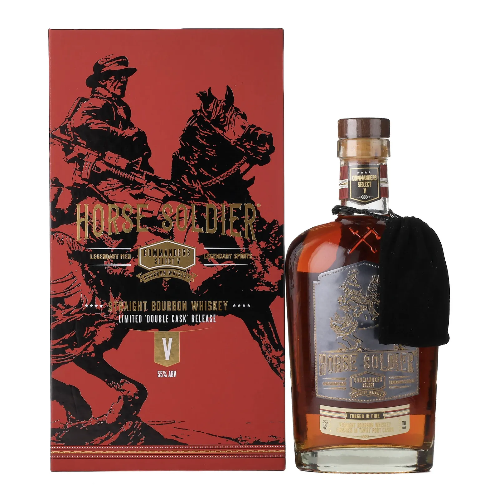 Horse Soldier Commander's Select V, Port Cask, 55% whisky bottle