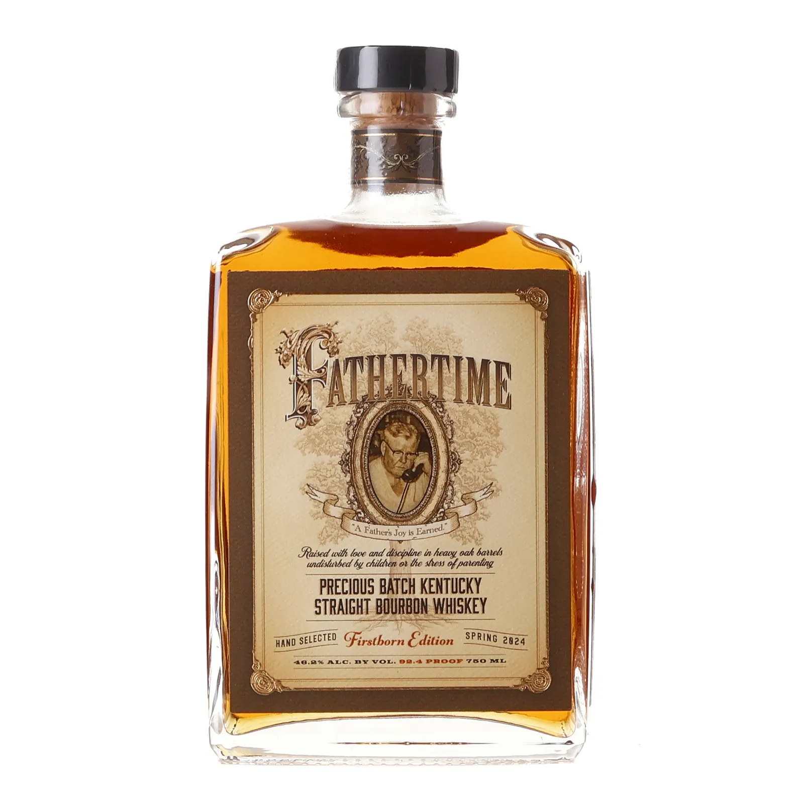 Fathertime Firstborn Edition Small Batch No. Bourbon, New Charred Oak Cask, 46.2% whisky bottle