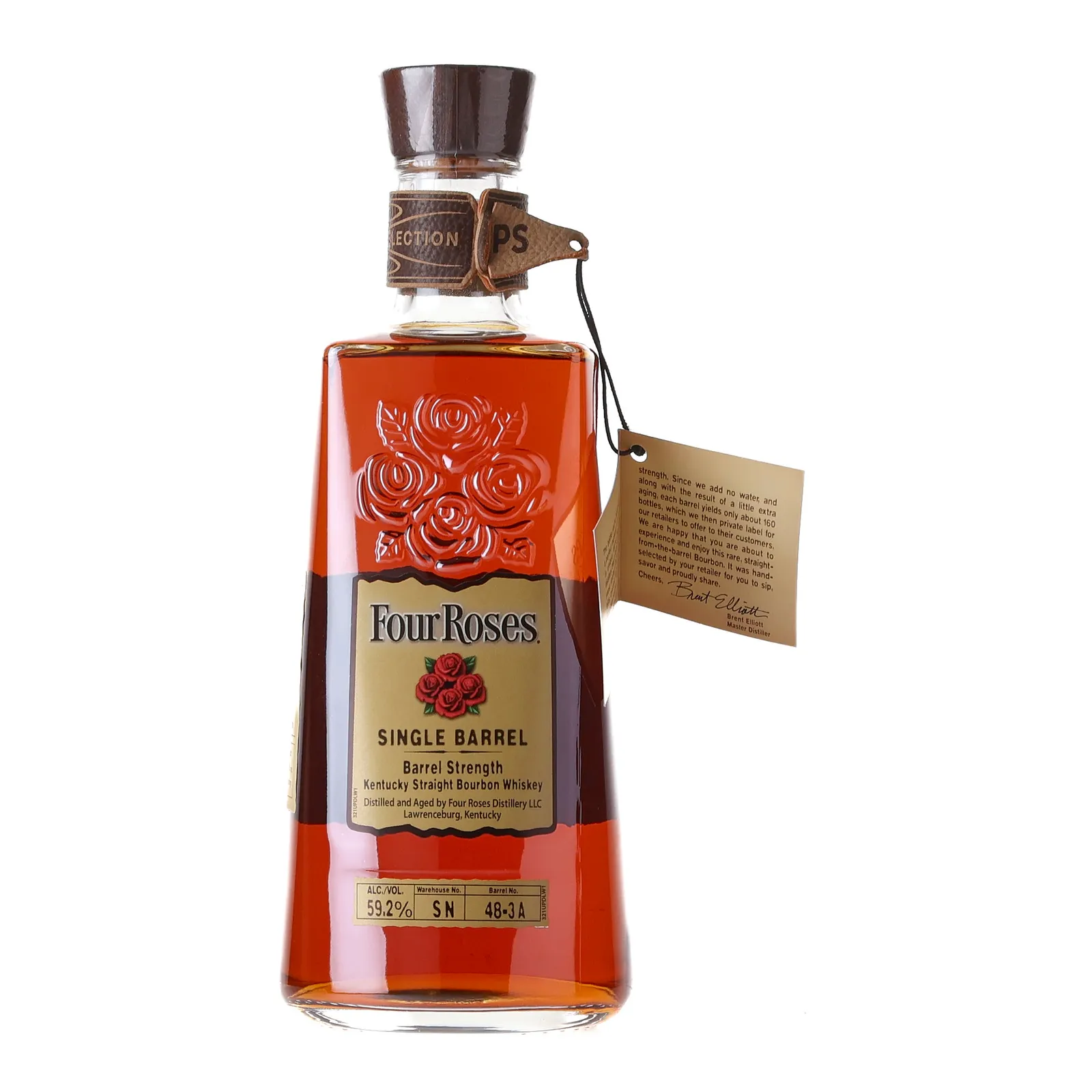 Four Roses Single Barrel Private Selection OESO 10 Year Old, Cask #48-3A, 59.2% whisky bottle