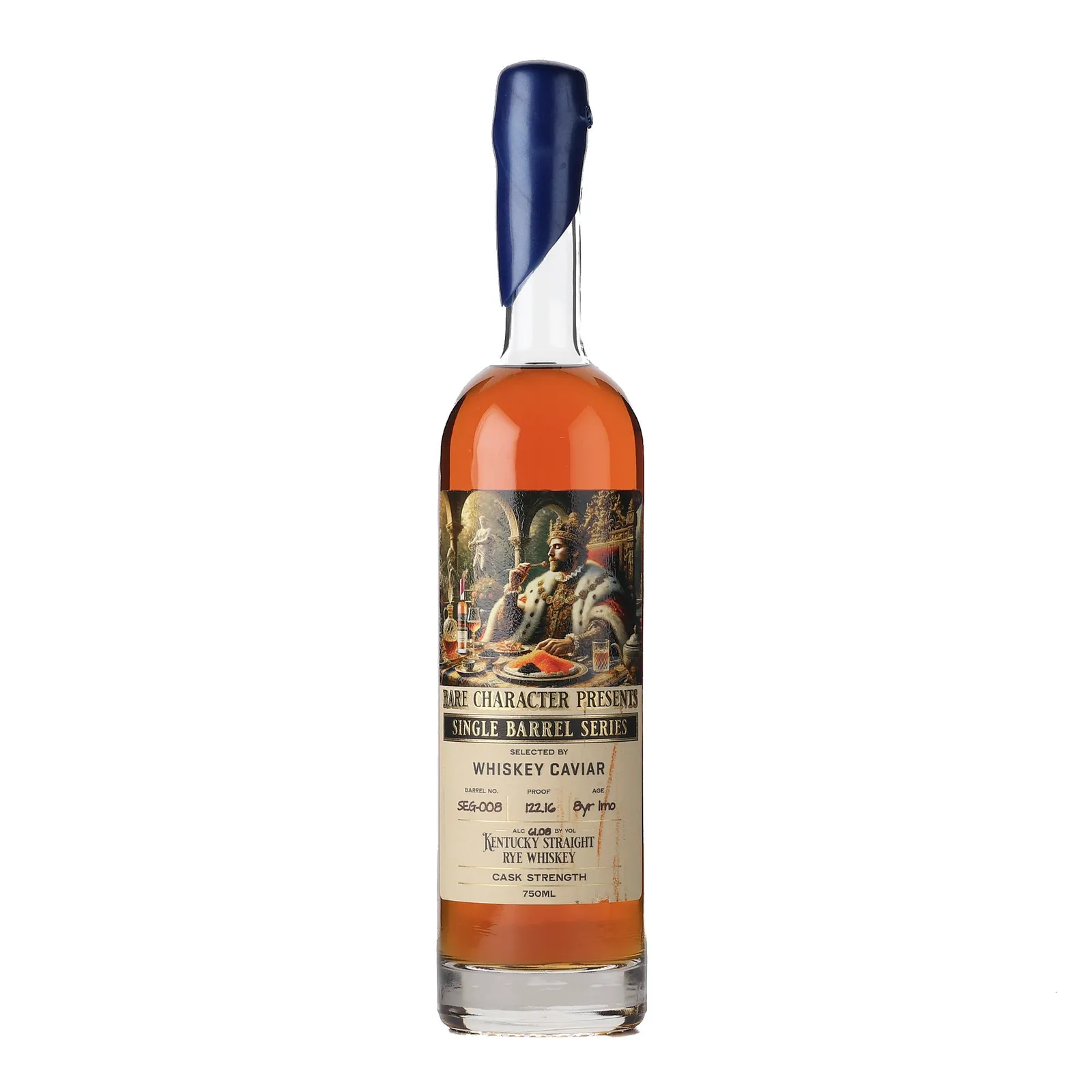 Rare Character Single Barrel Series Whiskey Caviar 8 Year Old, Cask #SEG-008, 2025, 61.08% whisky bottle