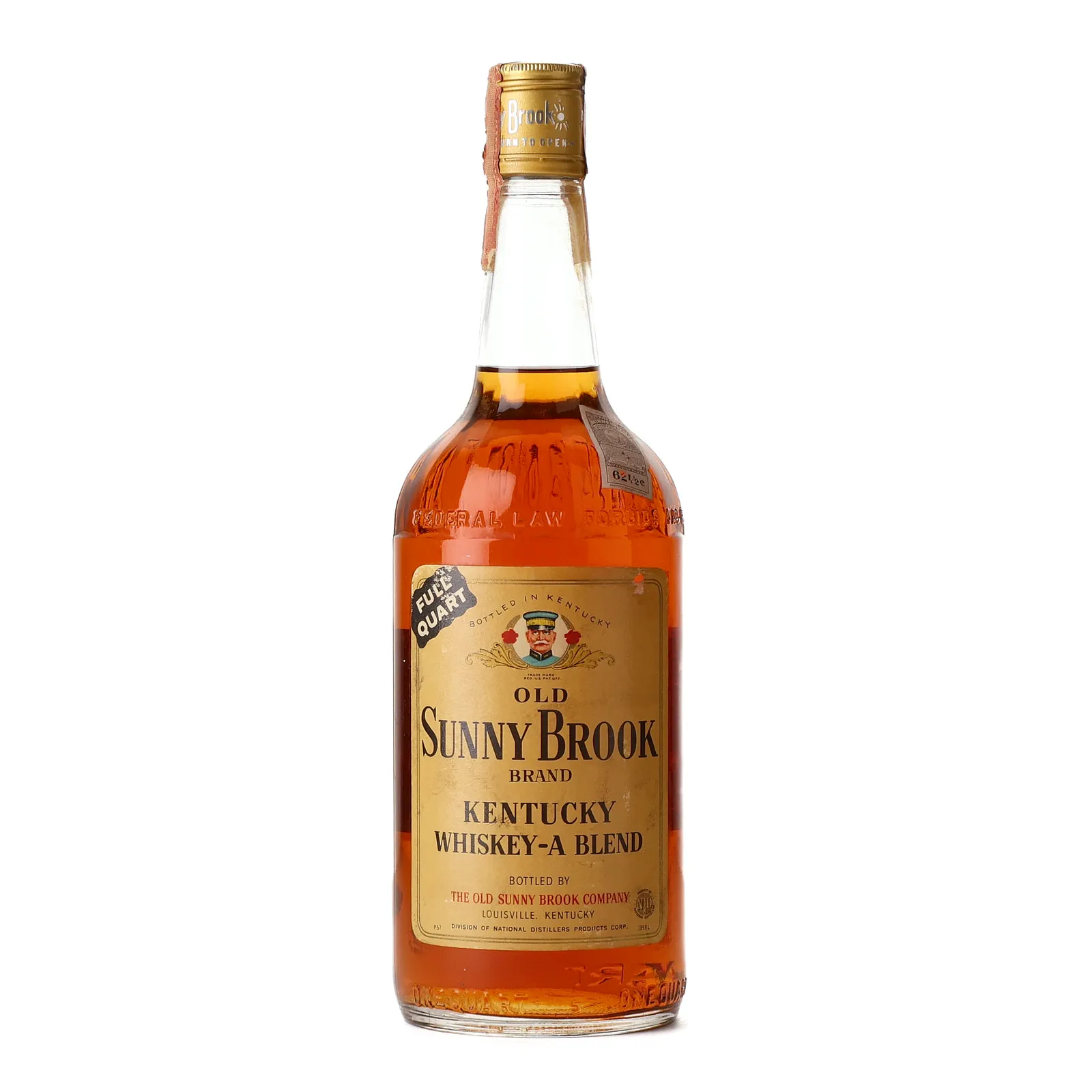 Old Sunny Brook Kentucky Whiskey - A Blend, 43% whisky bottle