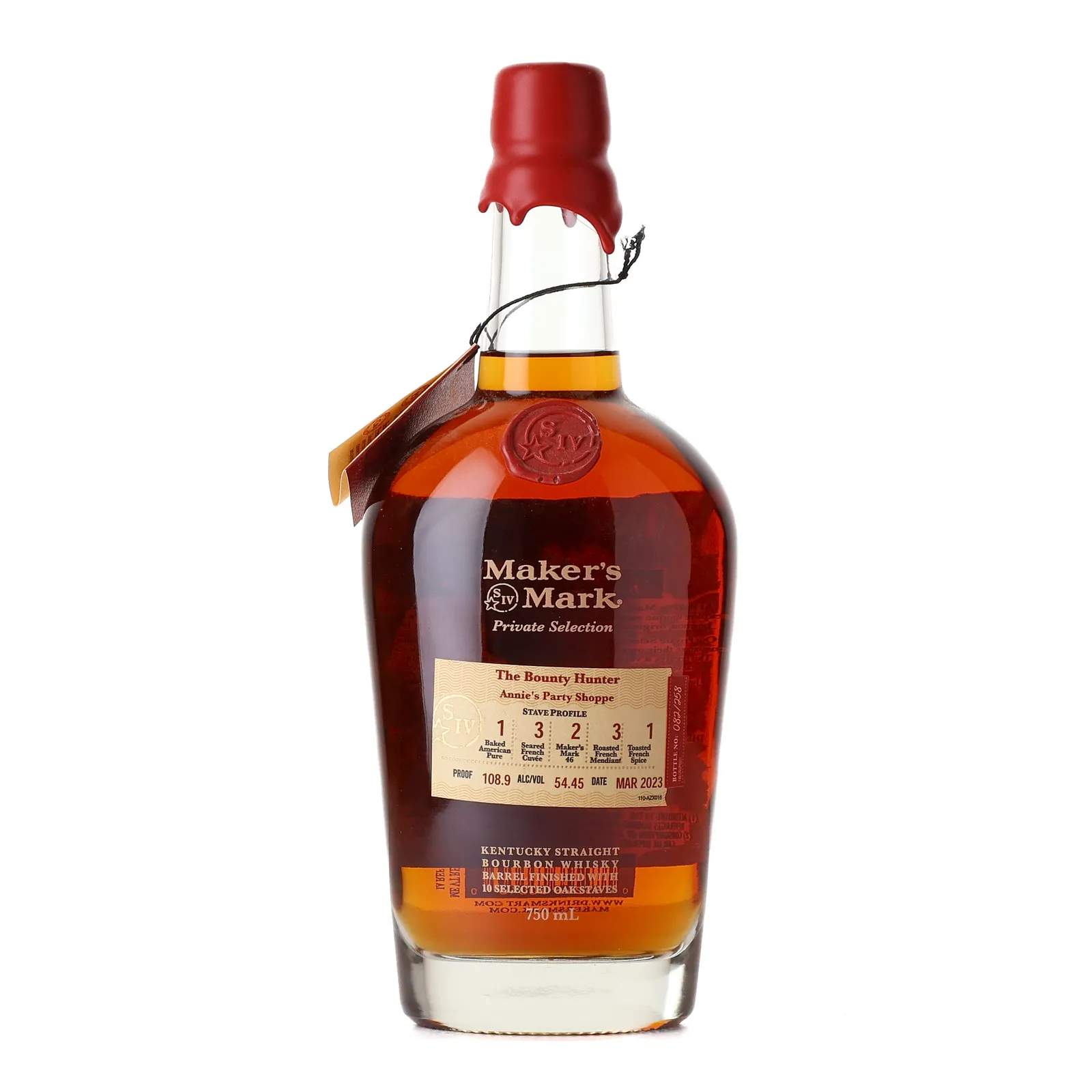 Maker's Mark Private Selection The Bounty Hunter, Oak Cask, 2023, 54.5% whisky bottle