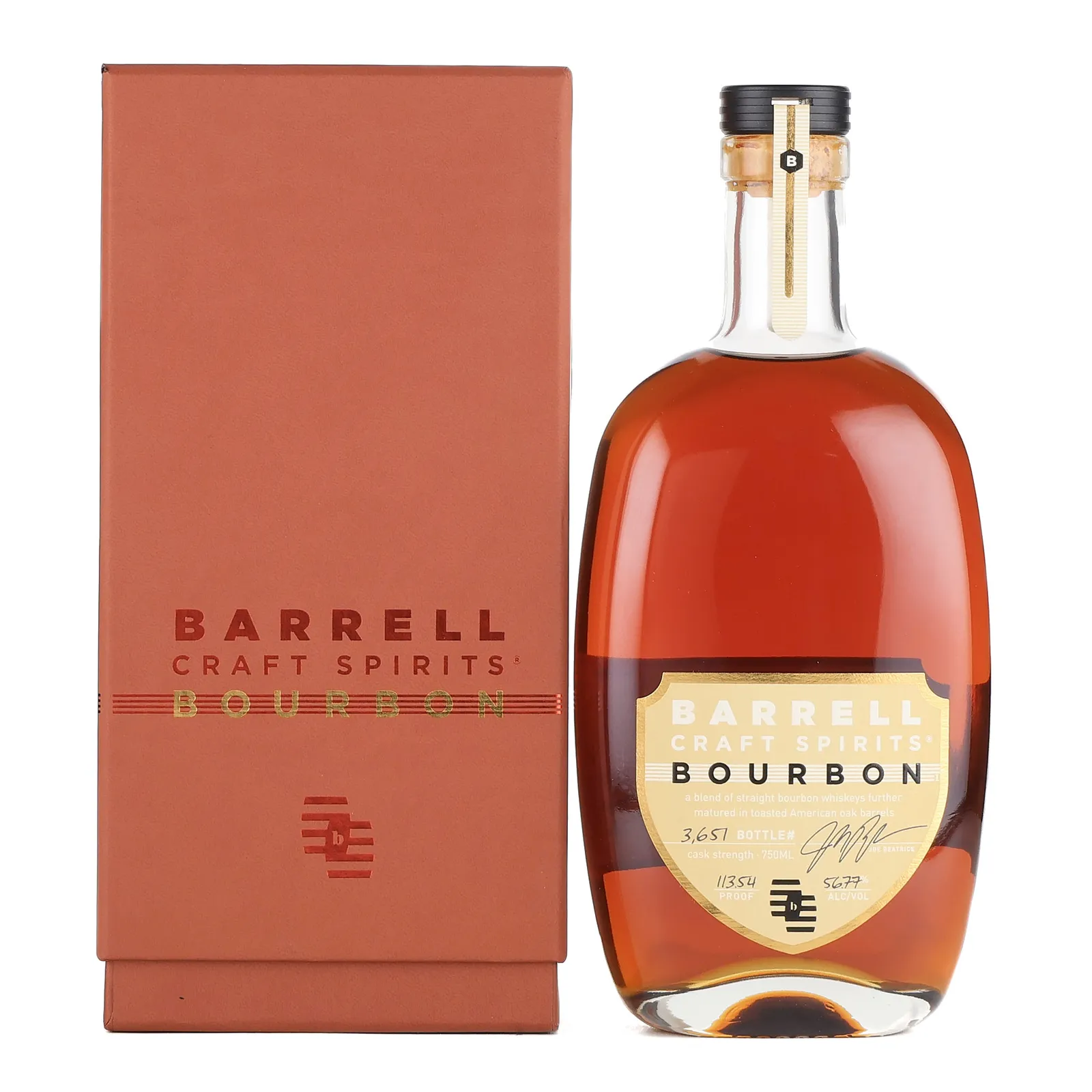 Barrell Craft Spirits Gold Label Bourbon 17 Year Old, Toasted American Oak Cask, 56.8% whisky bottle