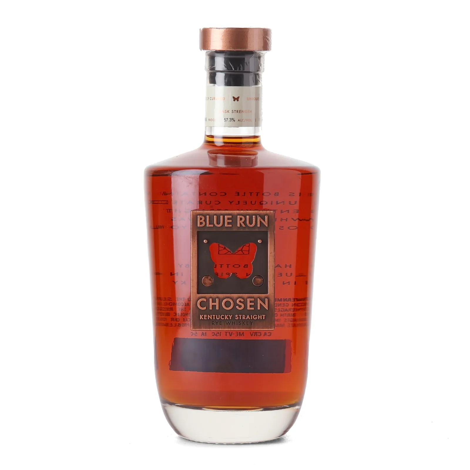 Blue Run Chosen Rye Private Barrel Selection, 57.3% whisky bottle