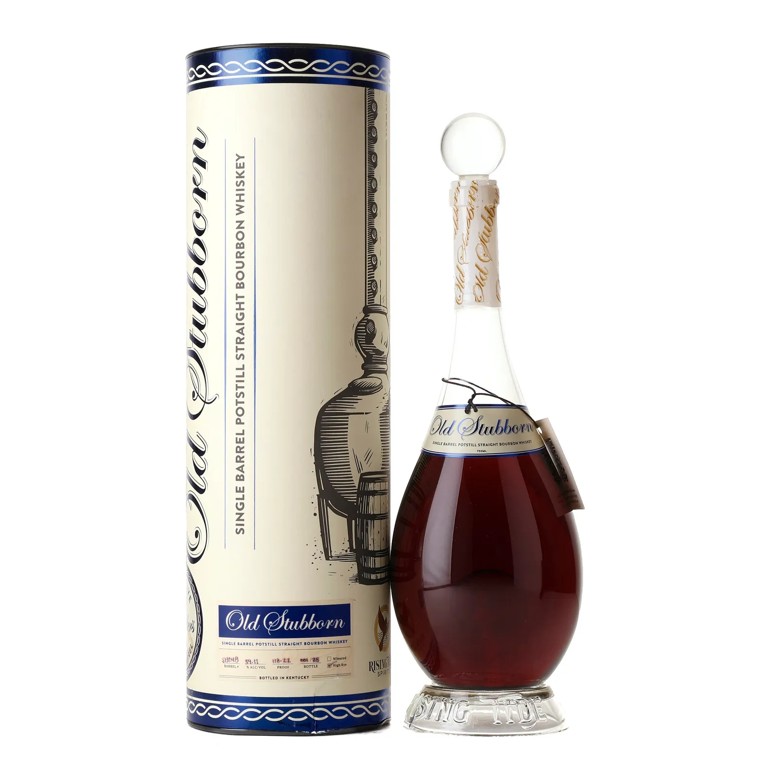 Old Stubborn Single Barrel Potstill Straight Bourbon Whiskey, Cask #SB04B, 59.11% whisky bottle