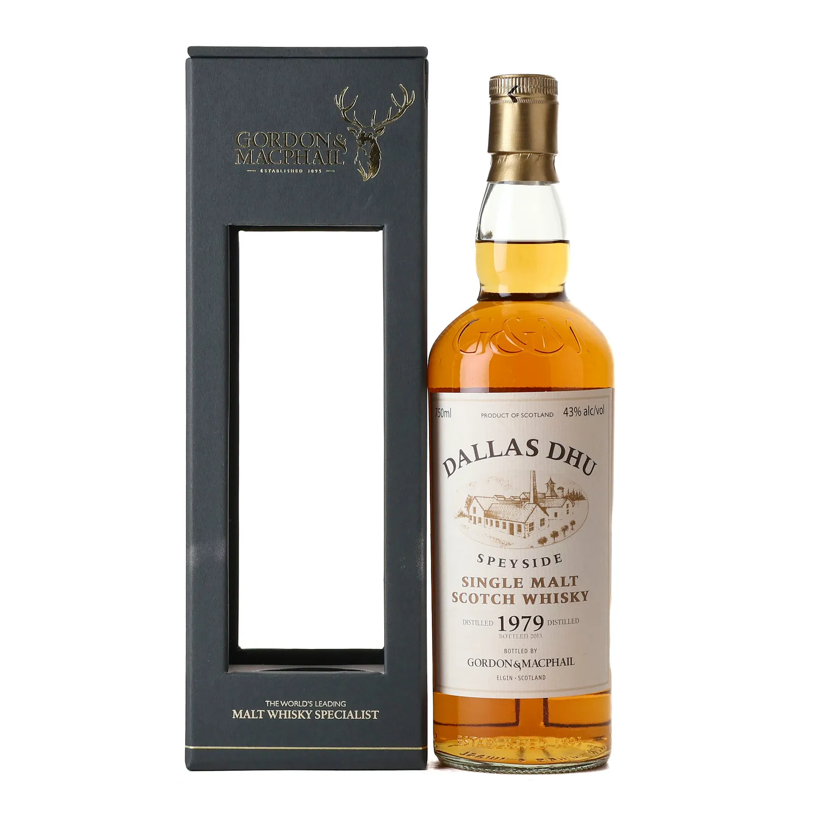 Dallas Dhu 33 Year Old, 1979, Gordon & MacPhail, 43% whisky bottle