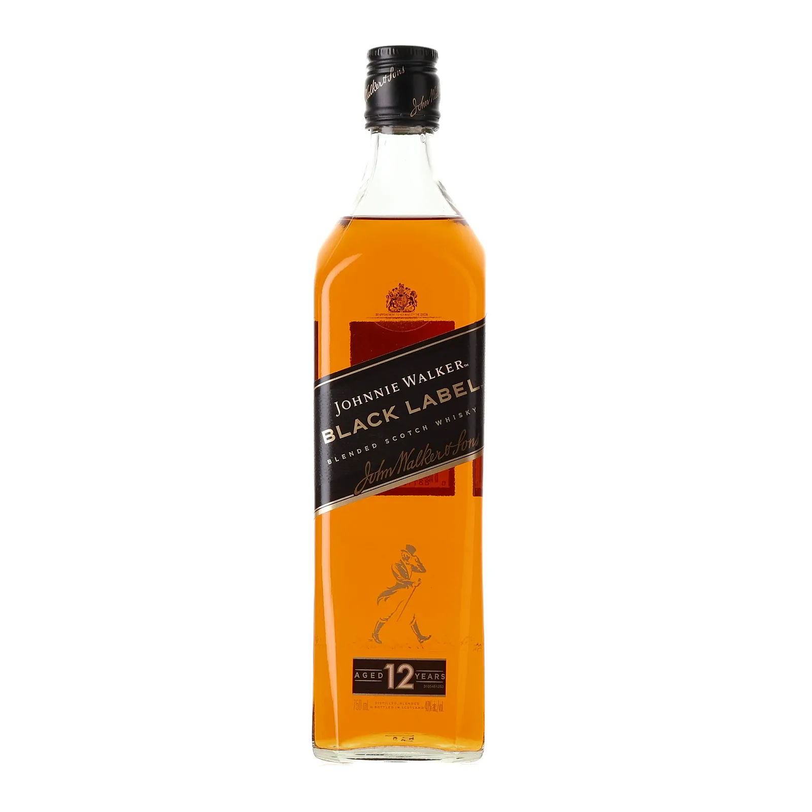Johnnie Walker Black Label Chicago Bulls Private Barrel Selection 12 Year Old, 40% whisky bottle