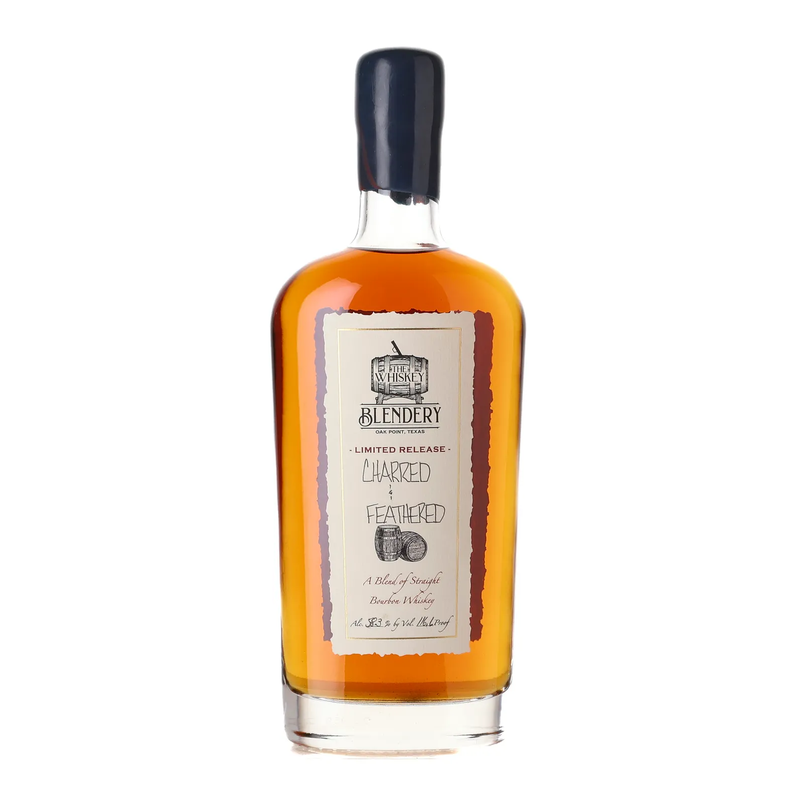 Whiskey Blendery Charred & Feathered, 58.3% whisky bottle
