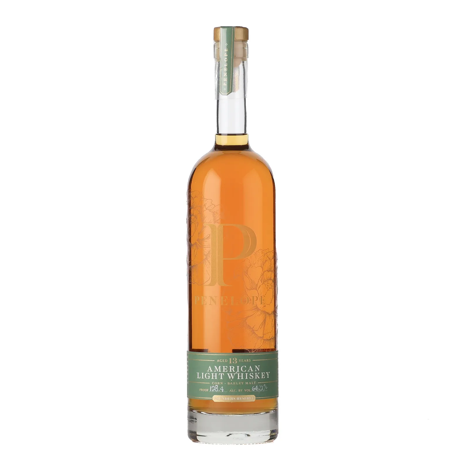 Penelope Founders Reserve American Light Whiskey 13 Year Old, 2021, 64.2% whisky bottle