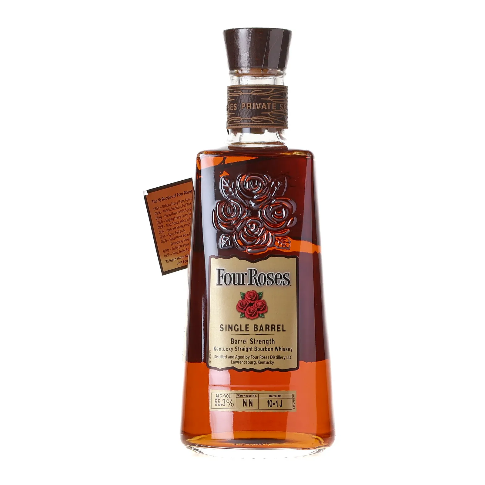 Four Roses Single Barrel Private Selection OBSF 11 Year Old, Cask #10-1J, 2024, 55.3% whisky bottle
