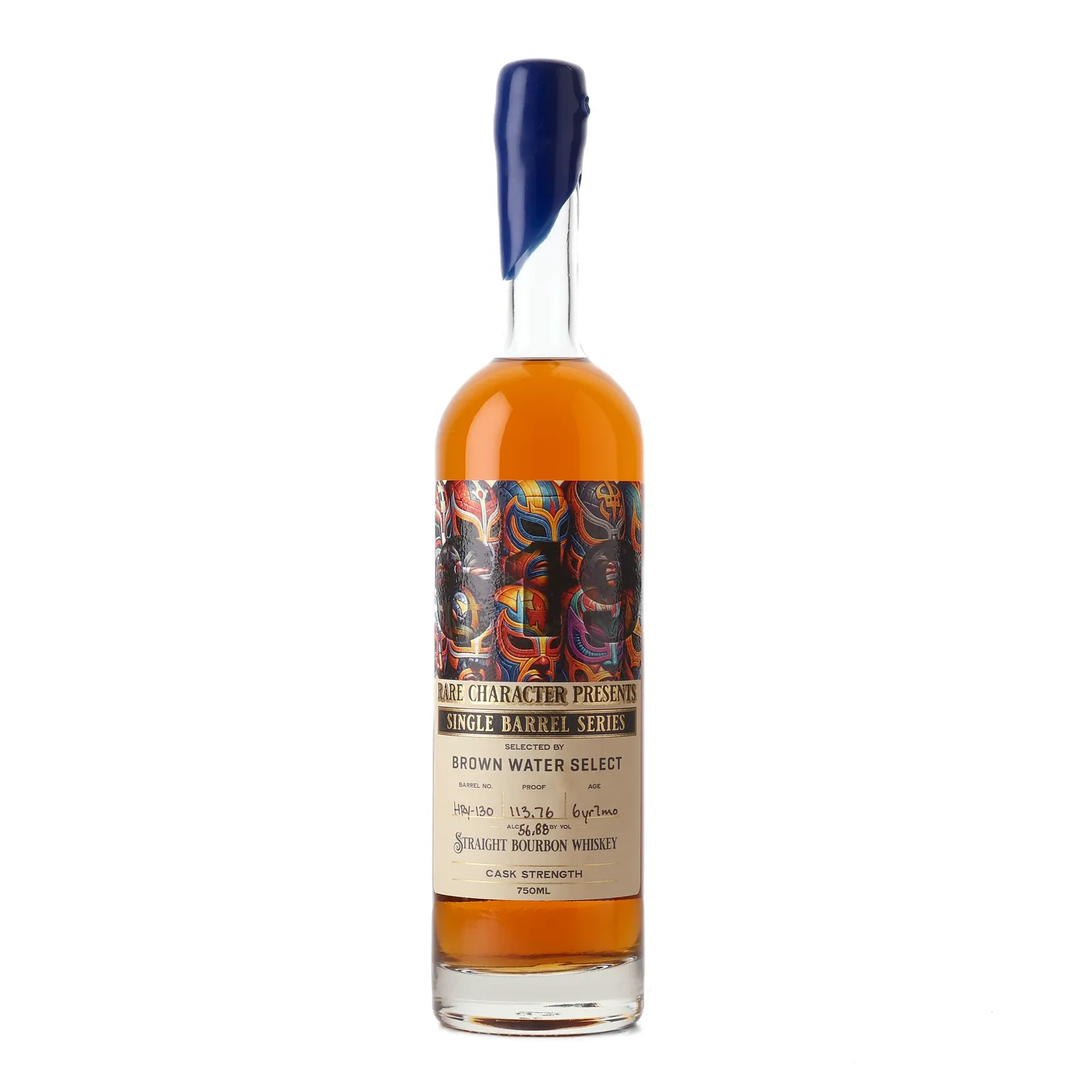 Rare Character Single Barrel Series Straight Bourbon Selected by Brown Water Select 6 Year Old, Cask #HRY-130, Rare Character, 56.88% whisky bottle