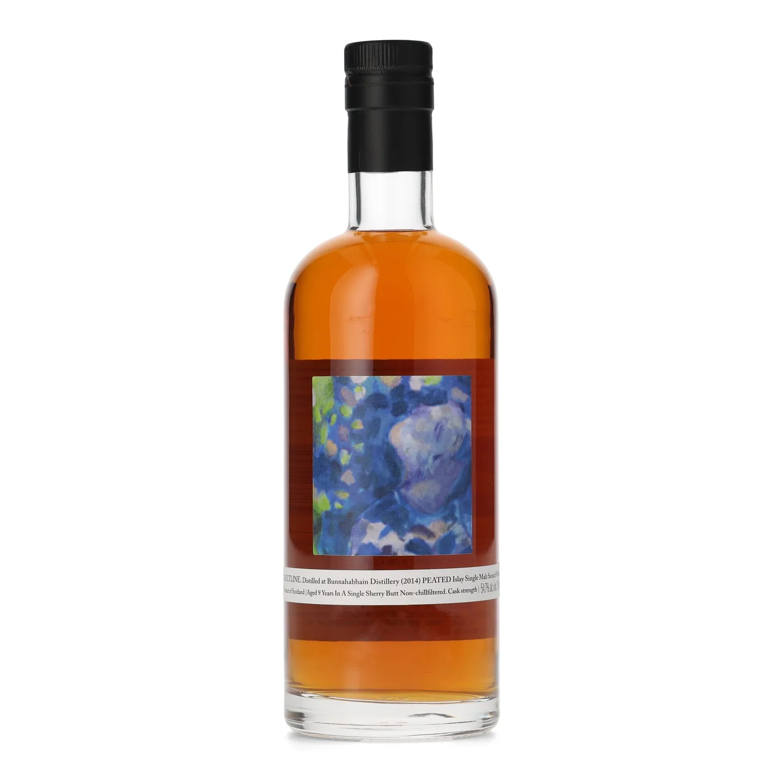 Bunnahabhain Faultline 9 Year Old, Sherry Cask, 2014, K&L Wines, 54.7% whisky bottle