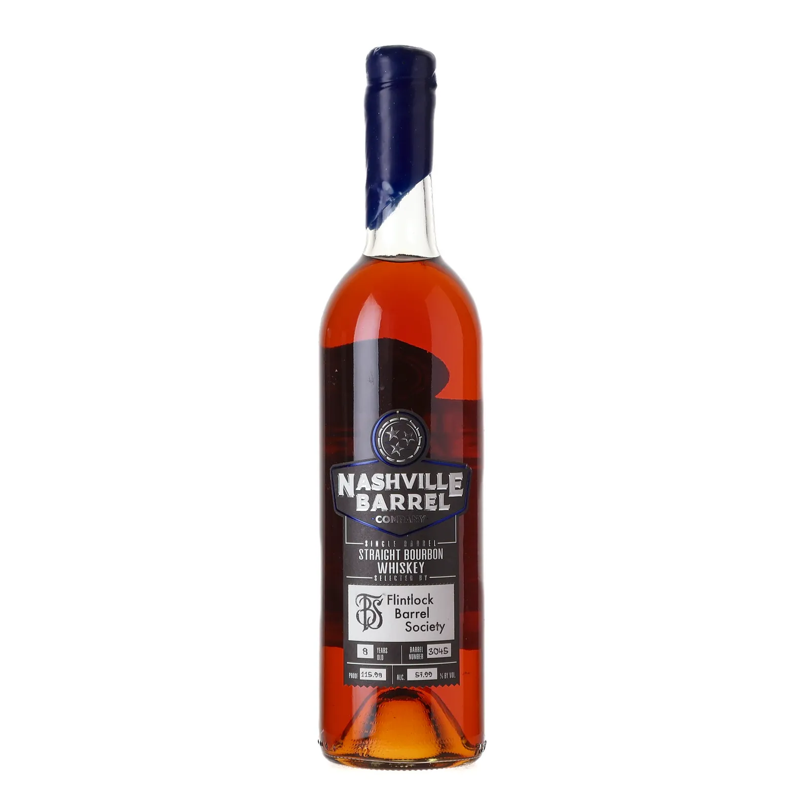 Nashville Barrel Company Flintlock Barrel Society Chun-Li 8 Year Old, Cask #3045, 57.99% whisky bottle