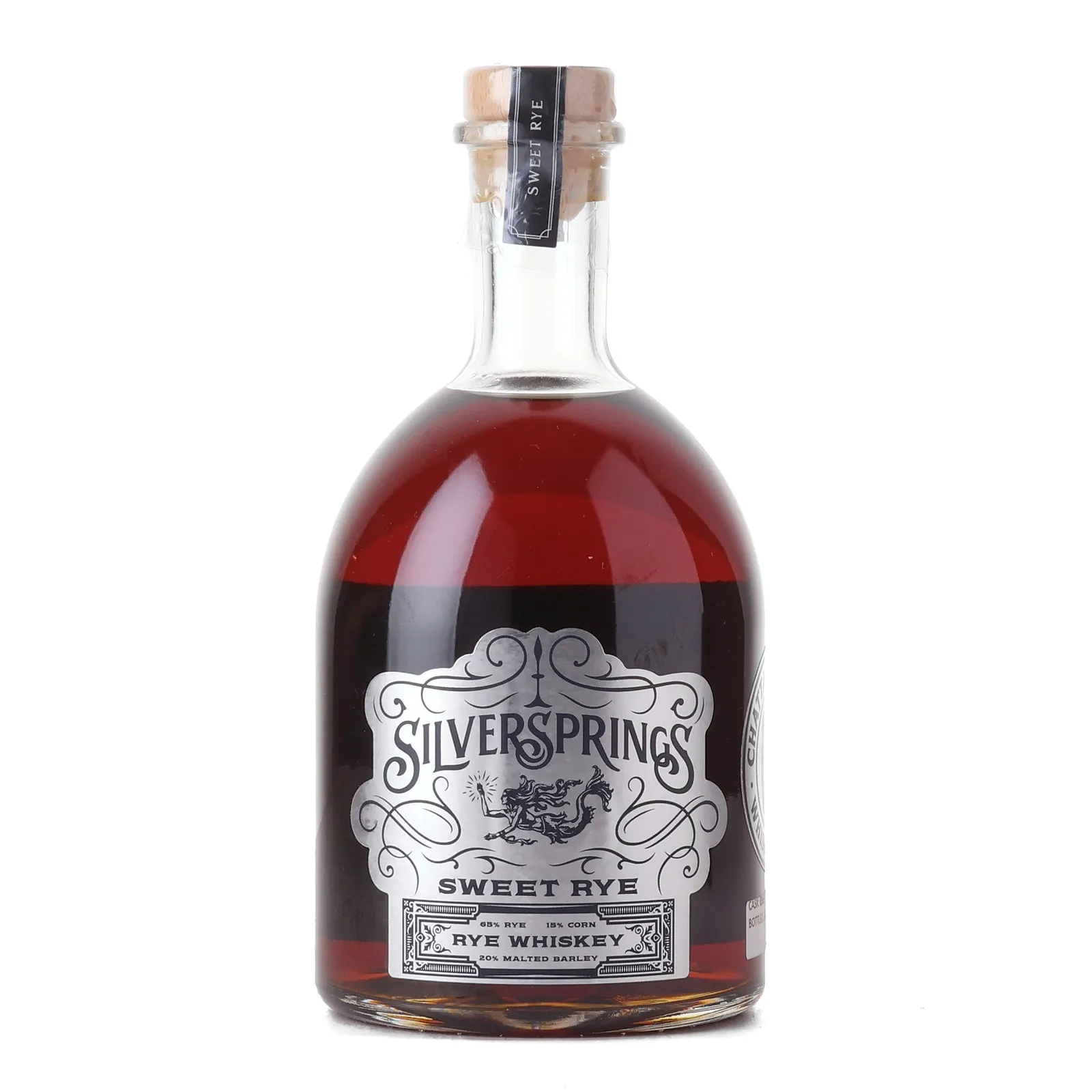 Silver Springs Sweet Rye, Cask #8565, 2018, Chattahoochee Whiskey Club, 61.5% whisky bottle