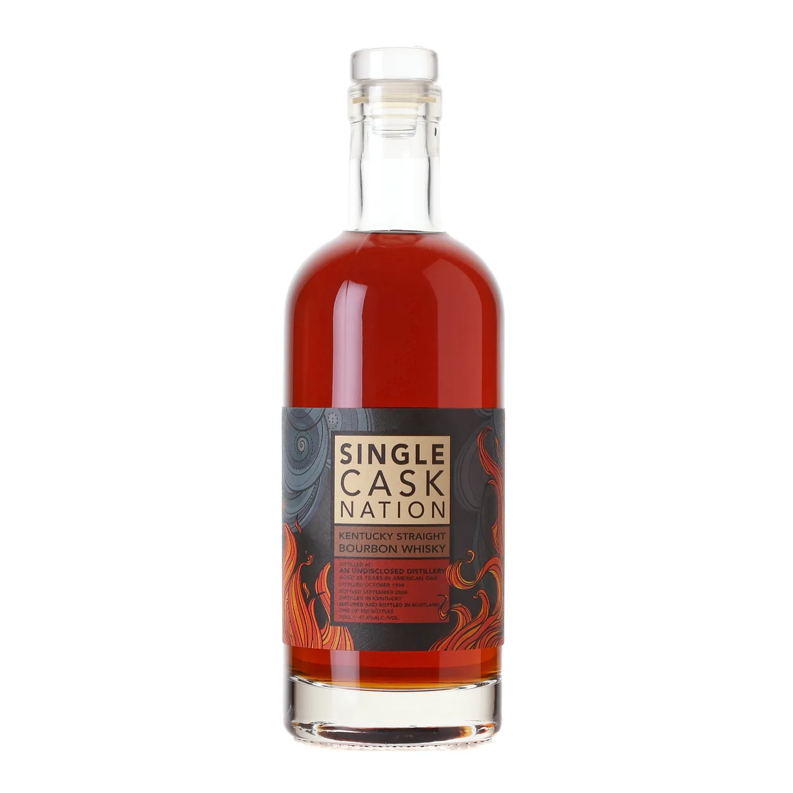 Heaven Hill Bourbon 24 Year Old, Oak Cask, 1994, Single Cask Nation, 47.4% whisky bottle