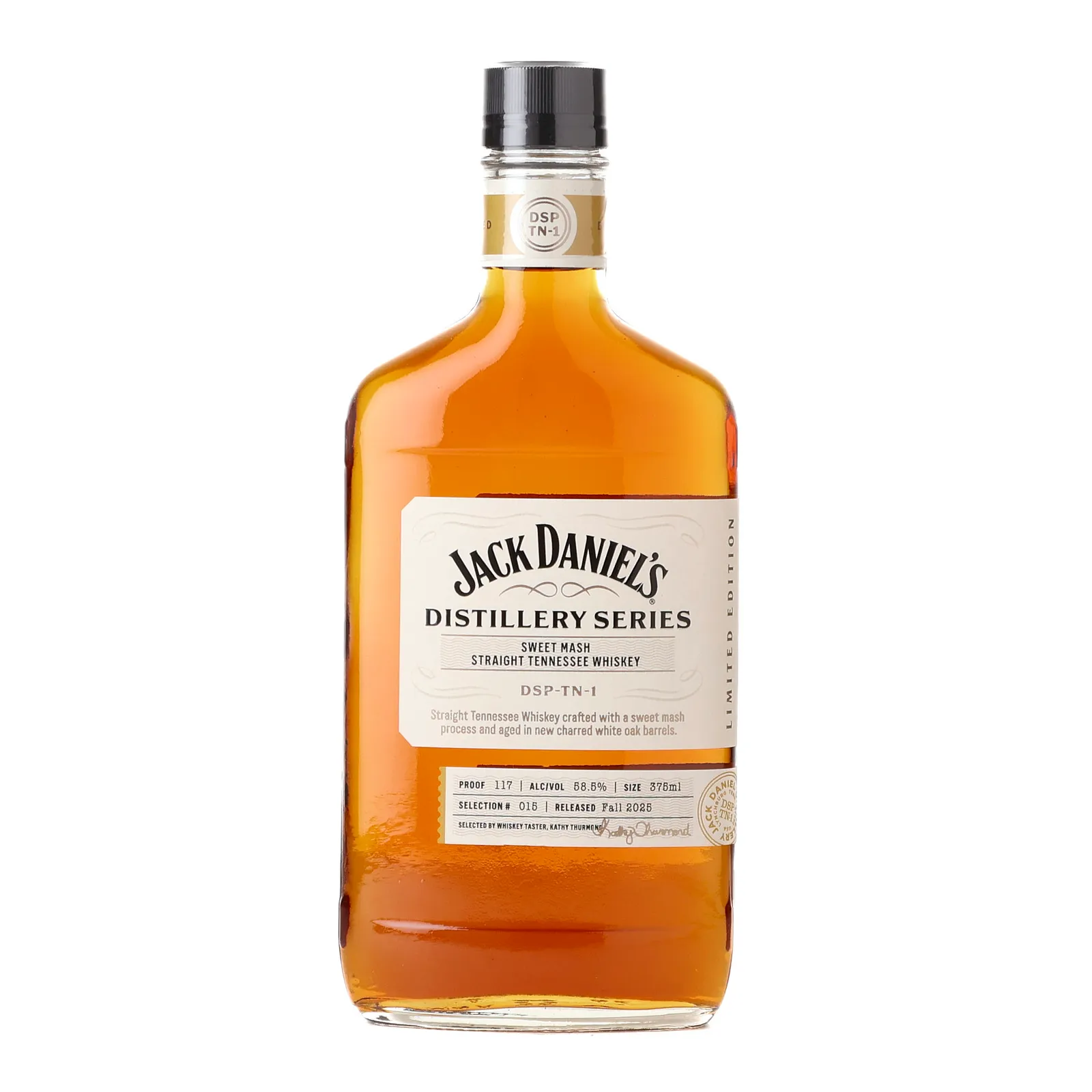 Jack Daniel's Distillery Series Sweet Mash Straight Tennessee Whiskey, Selection No. 015, 2025, 58.5% whisky bottle