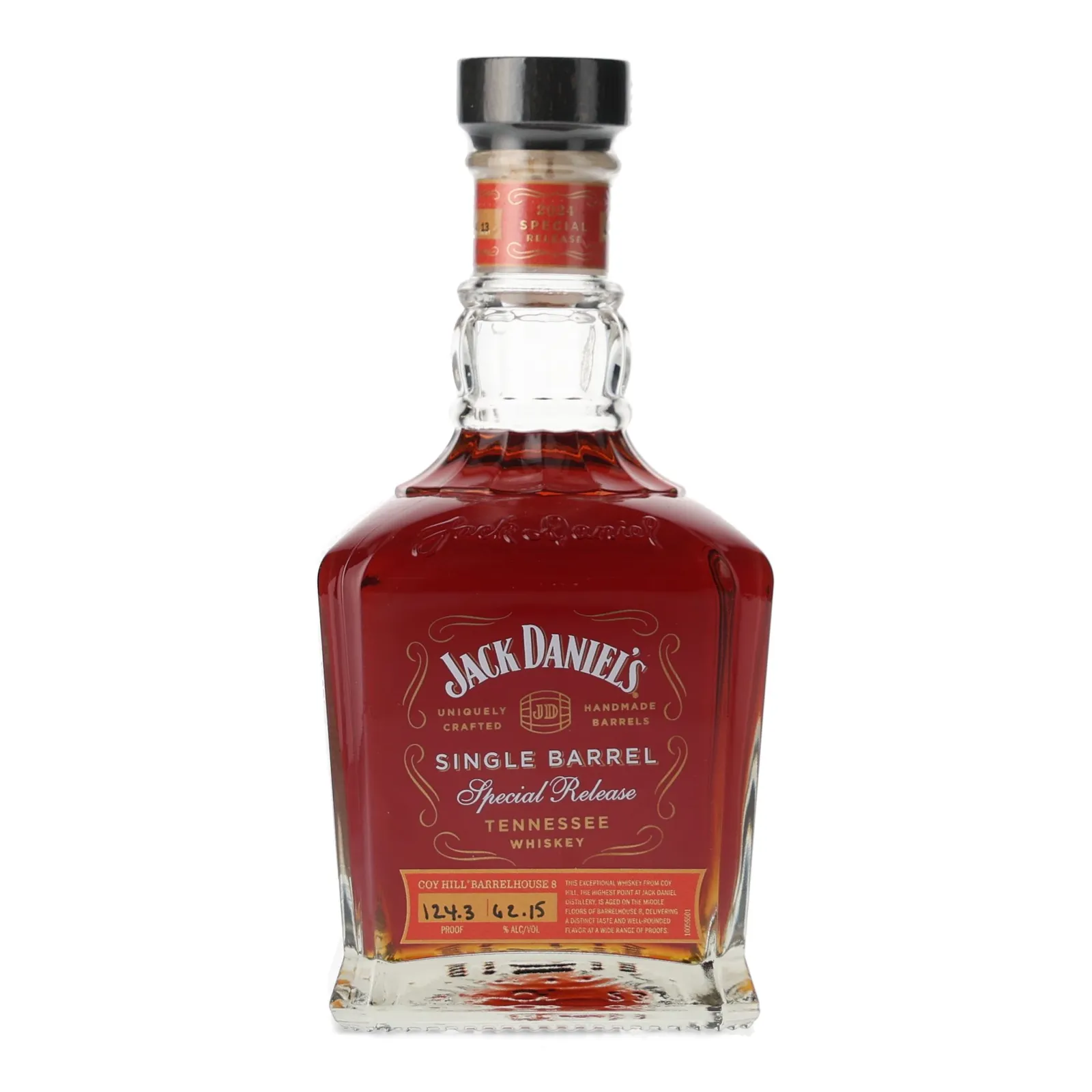Jack Daniel's Coy Hill Barrelhouse 8 Single Barrel Special Release 11 Year Old, 2024, 62.15% whisky bottle