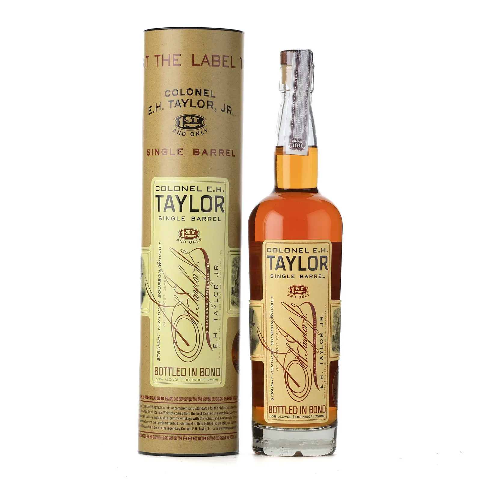 Colonel E.H. Taylor Single Barrel Bourbon, Cask #29, 2026, 50% whisky bottle