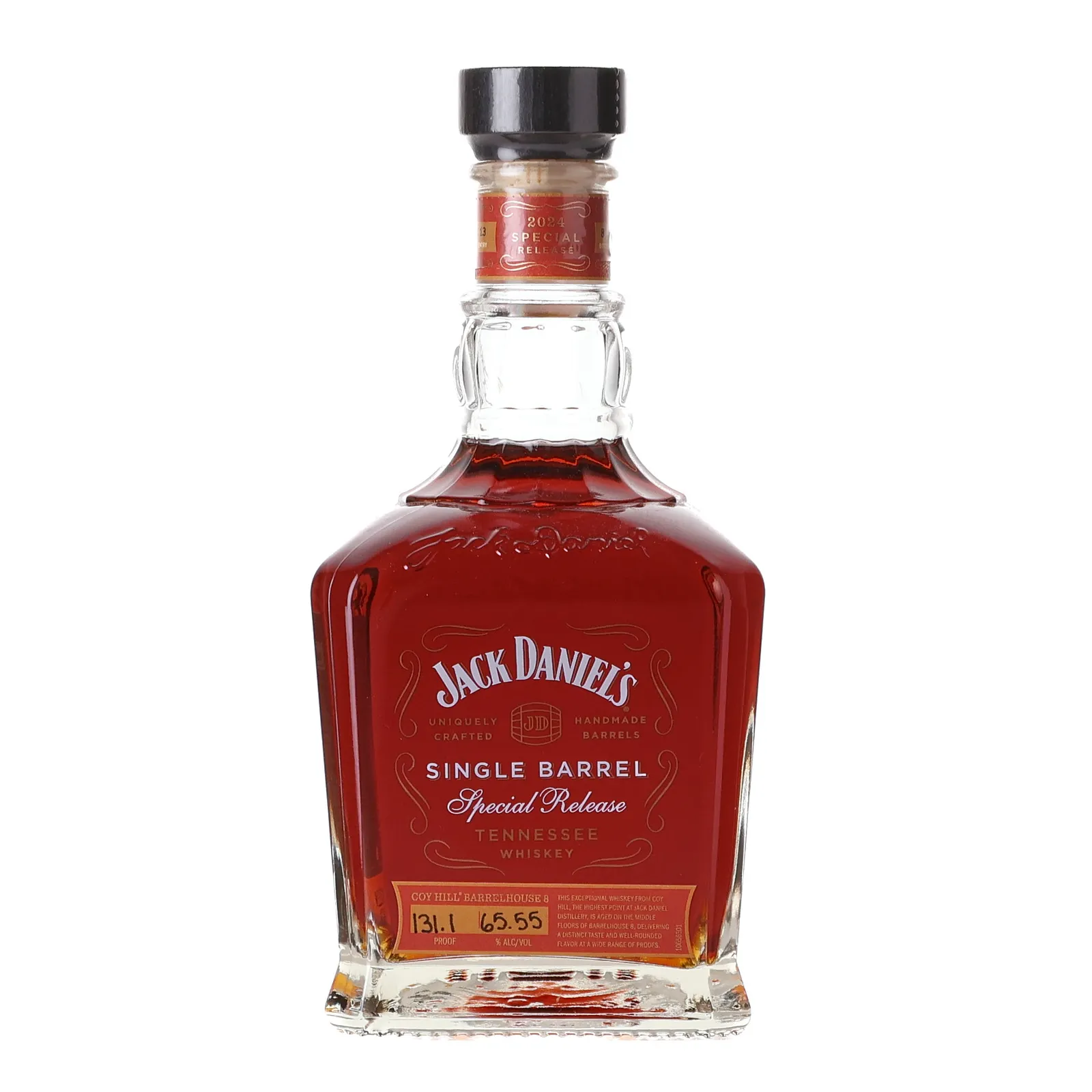 Jack Daniel's Coy Hill Single Barrel Special Release, New Charred American Oak Cask, Cask #24-07372, 2024, 65.5% whisky bottle