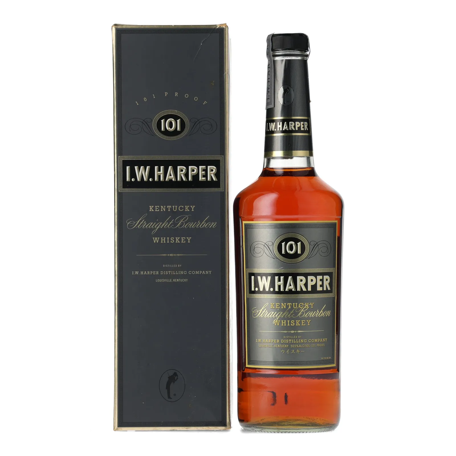 I.W. Harper '101' Bourbon (Japanese Export), New Charred American Oak Cask, 50.5% whisky bottle