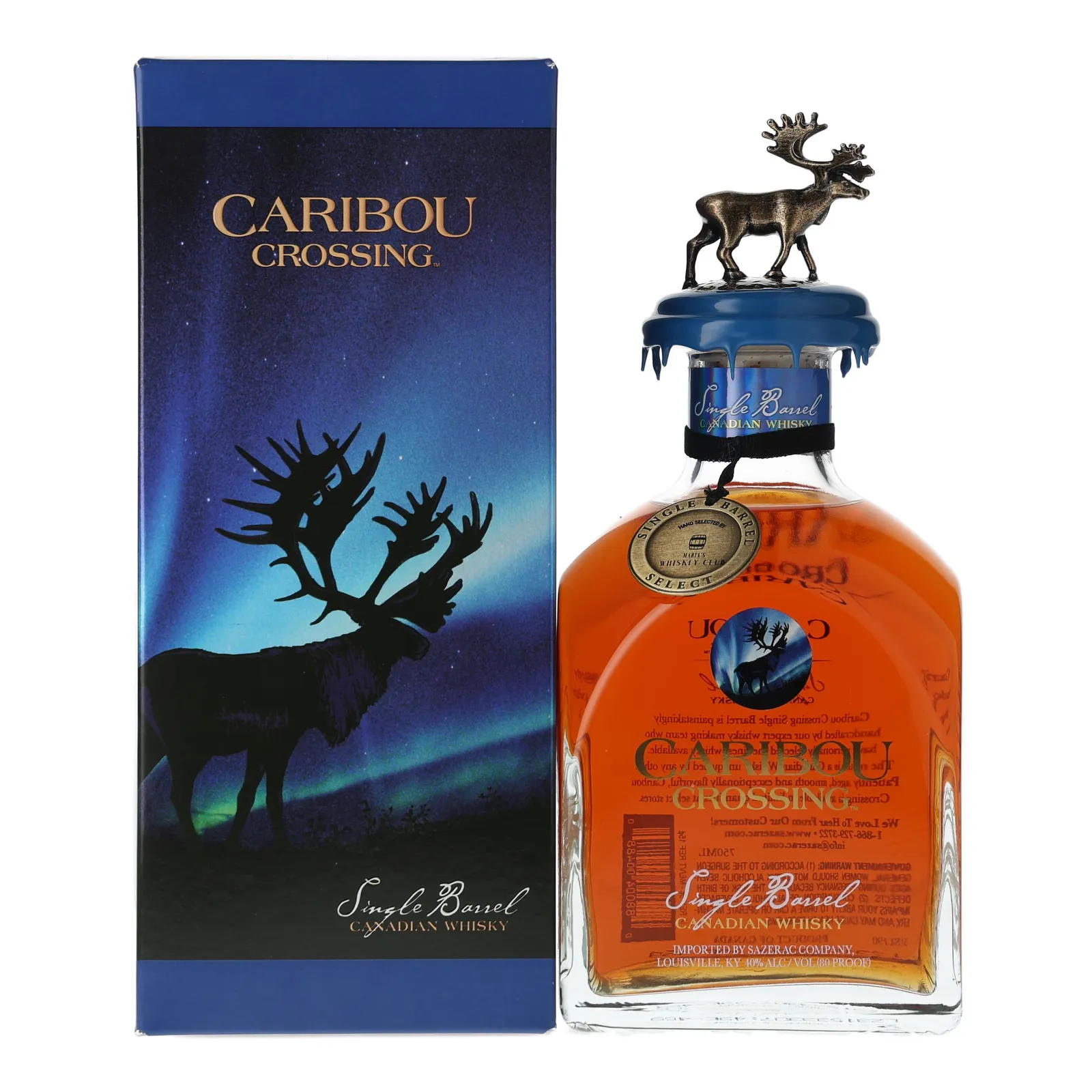 Caribou Crossing Maria's Whiskey Club Private Barrel Selection, 2023, 40% whisky bottle