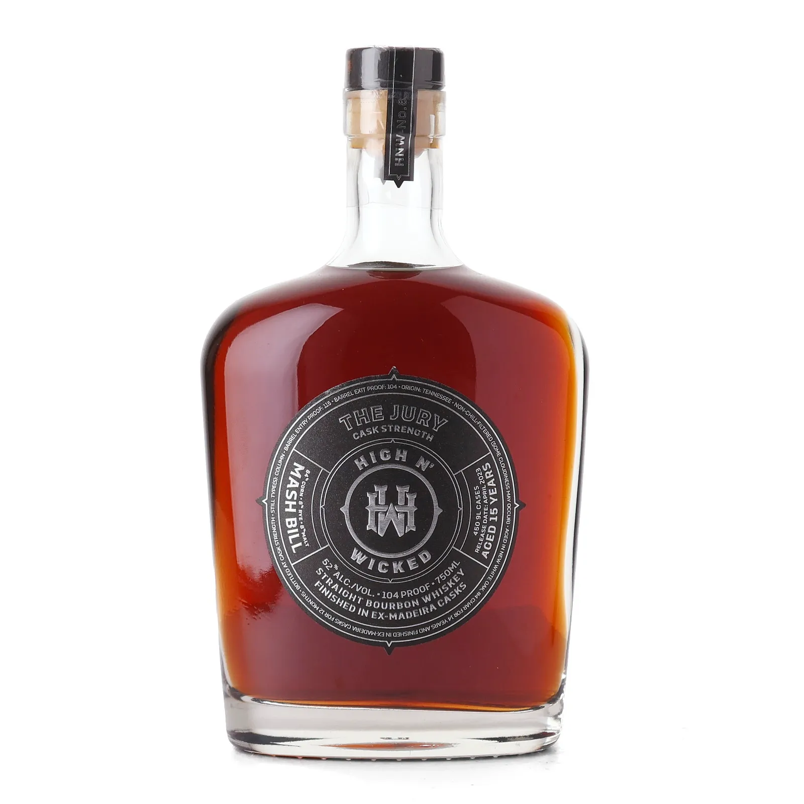 High N' Wicked The Jury 15 Year Old, Madeira Cask, HNW No. 8, 2023, 52% whisky bottle