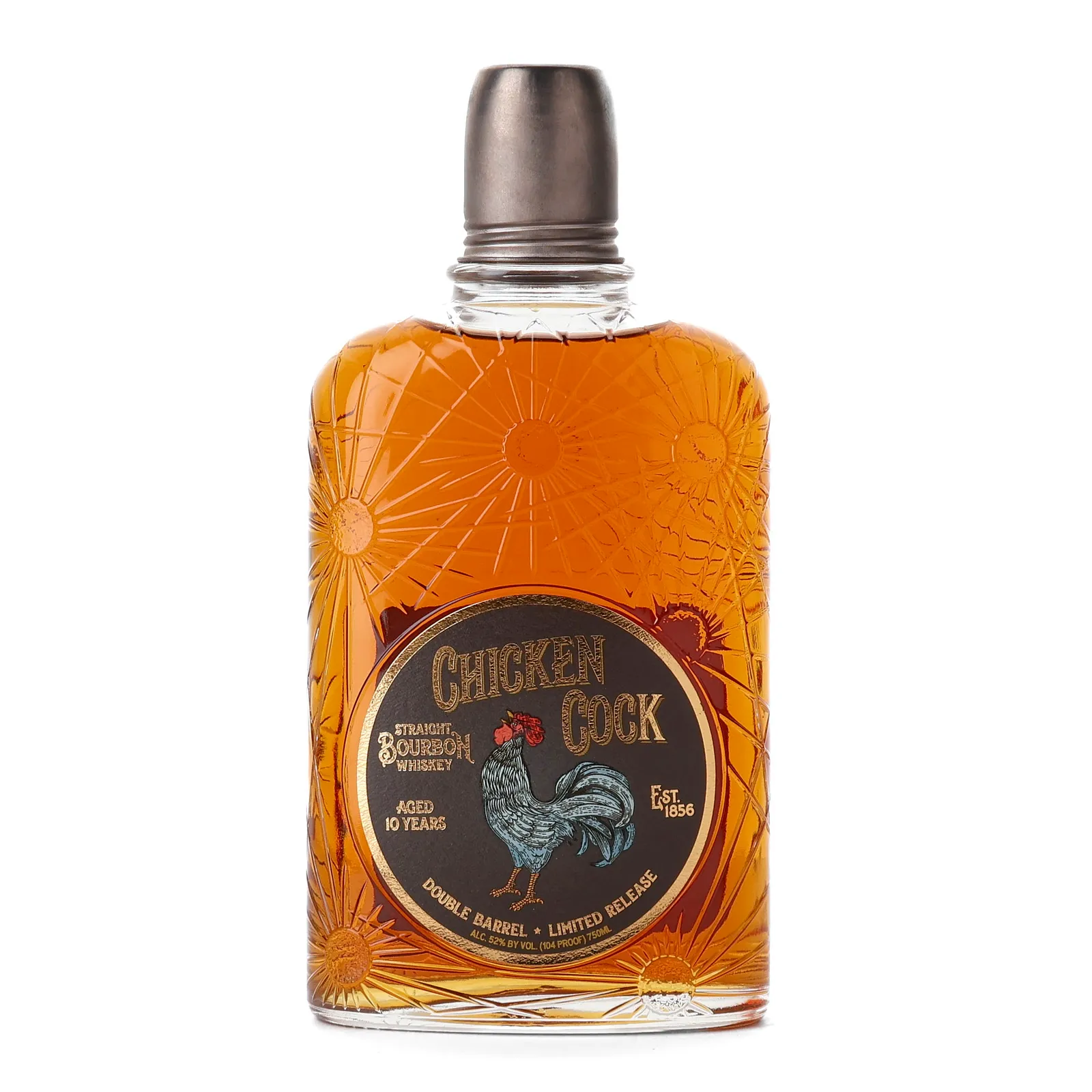 Chicken Cock 10 Year Old, Double Barrel, Batch No. 5 of 6, 52% whisky bottle