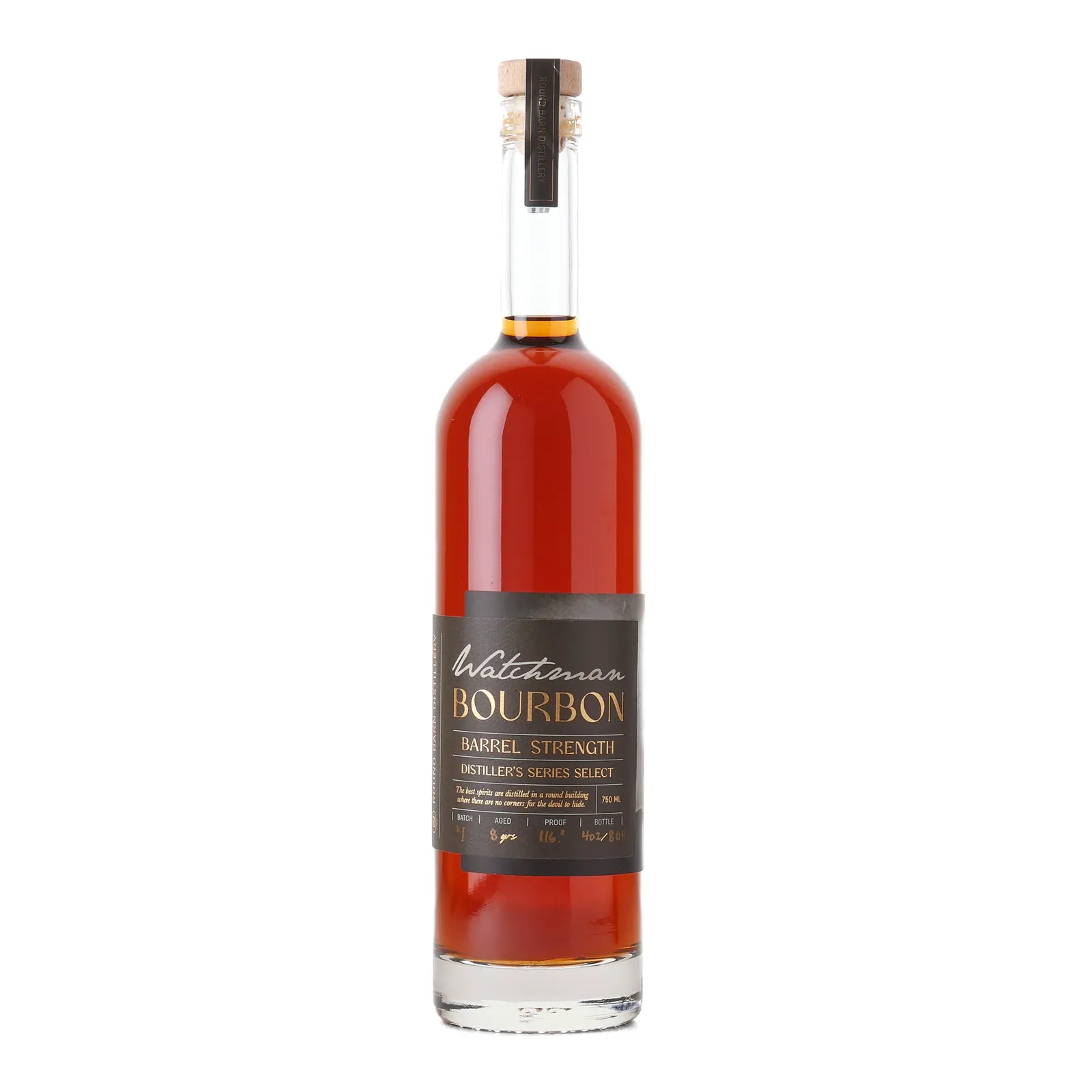 Watchman Distiller's Series Select 8 Year Old, 2026, 58.1% whisky bottle