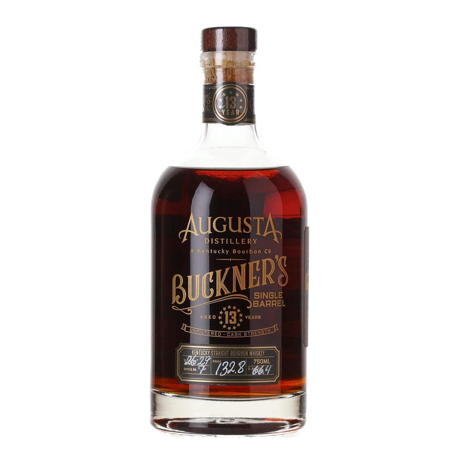 Augusta Distillery Buckner's Single Barrel Appalachian Chocolate 13 Year Old, Cask #26-29, 2026, 66.4% whisky bottle