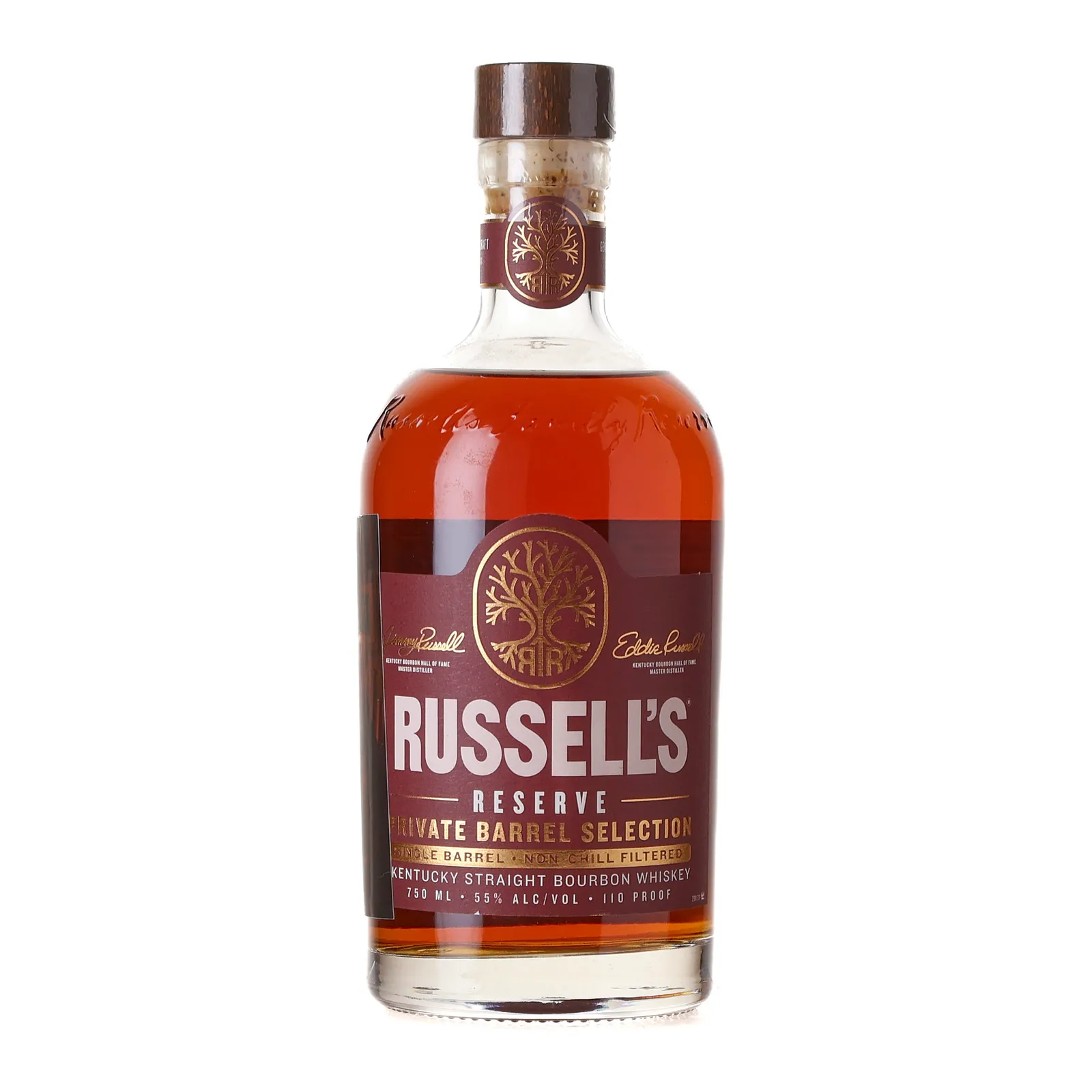 Russell's Reserve Private Barrel Selection Checkers 'Den of Thieves' 9 Year Old, Cask #24-0920, 2025, 55% whisky bottle