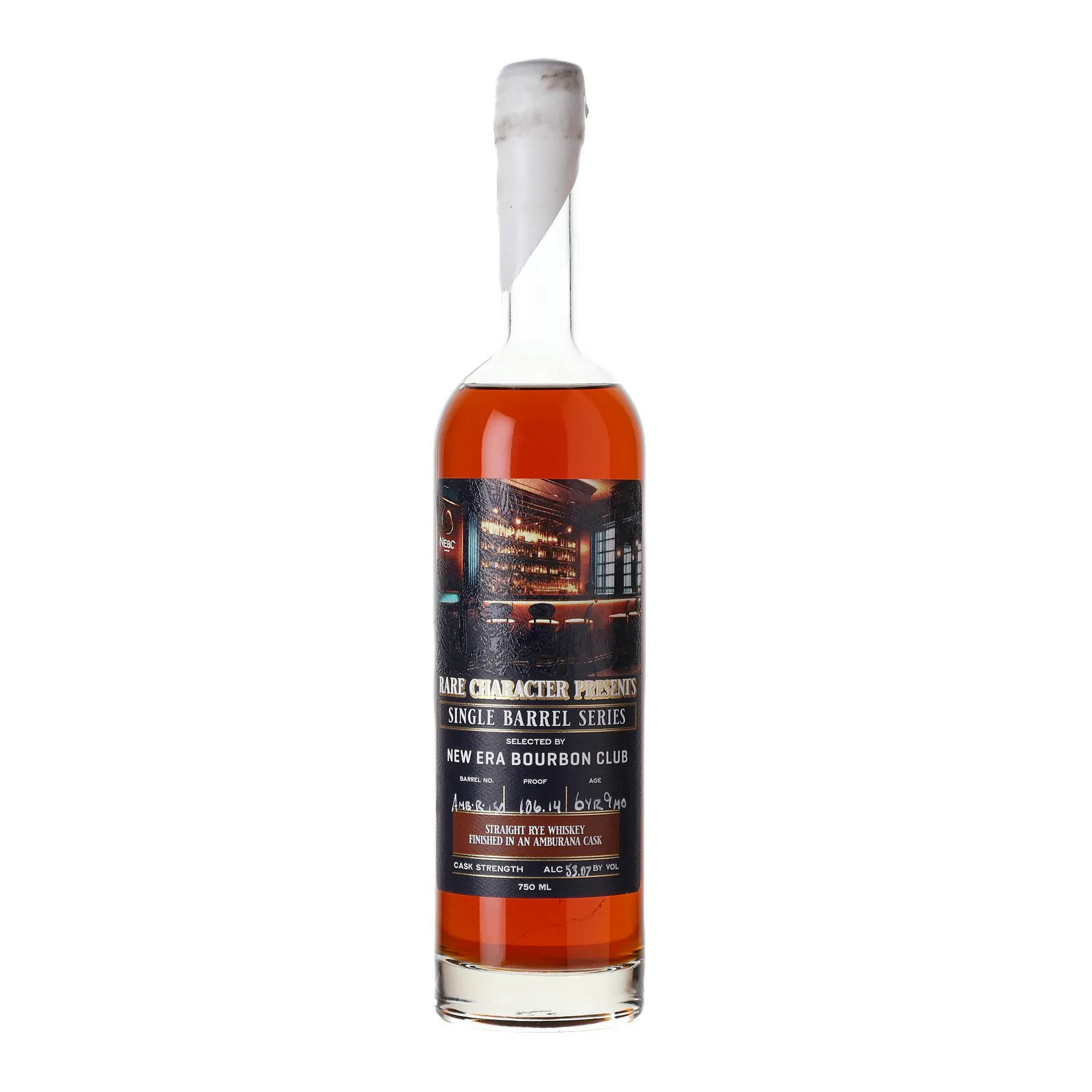 Rare Character Single Barrel Series 6 Year Old, Amburana Cask, Cask #AMB-R-150, 2023, 53.07% whisky bottle