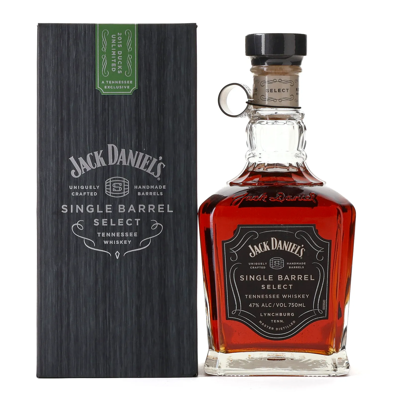 Jack Daniel's Single Barrel Select Ducks Unlimited, Cask #15-4985, 2015, 47% whisky bottle