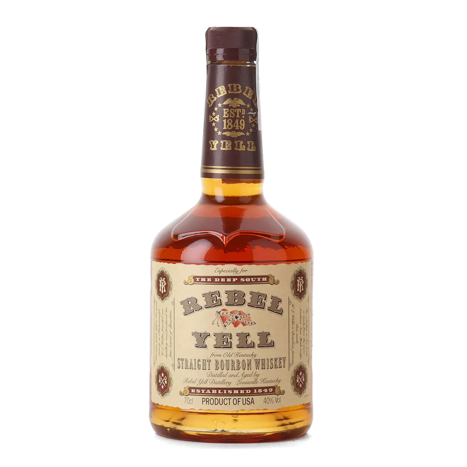 Rebel Yell Kentucky Straight Bourbon, 1995, 40% whisky bottle