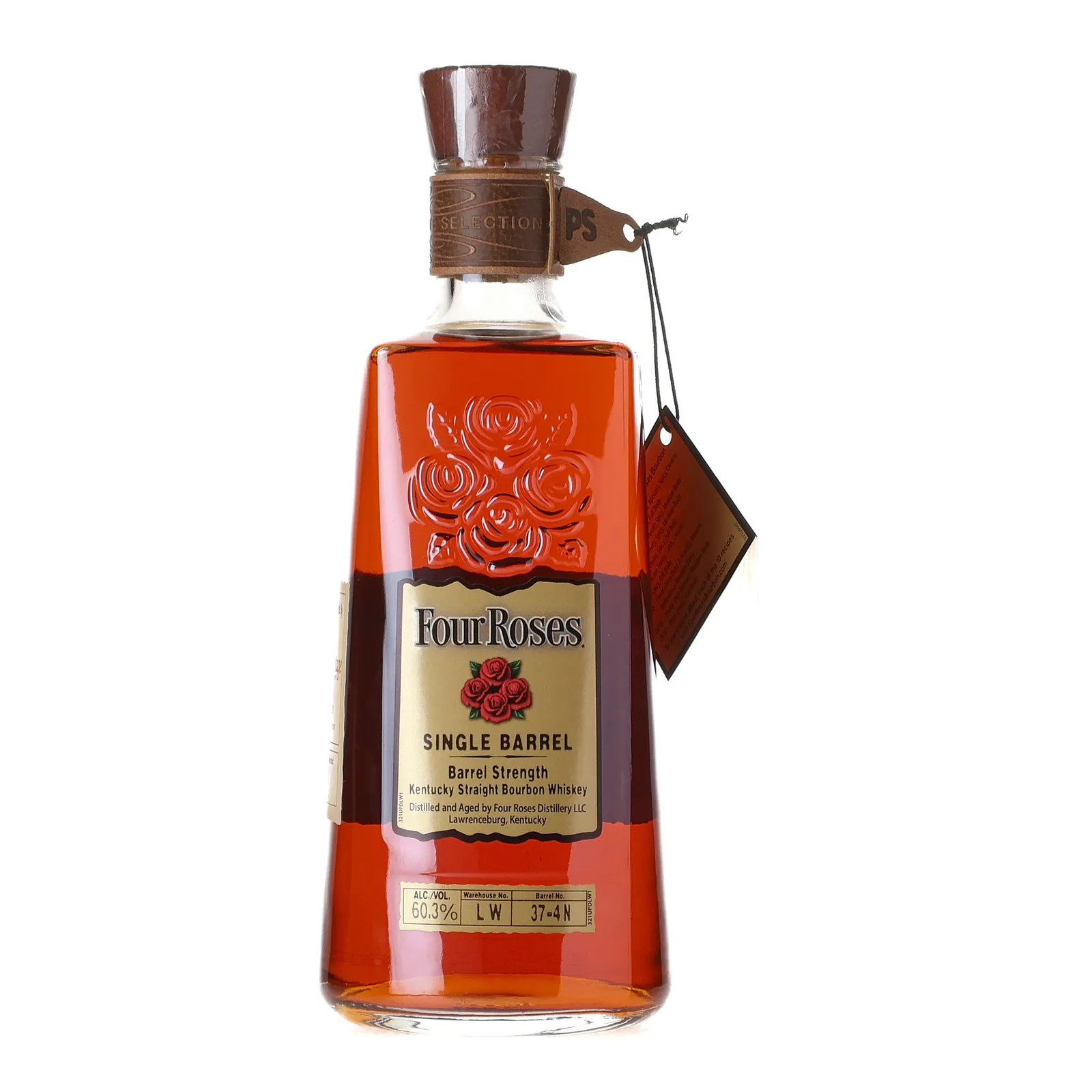 Four Roses Barrel Strength OESK Private Barrel Selection 9 Year Old, New Charred American Oak Cask, Cask #37-4N, 2023, 60.3% whisky bottle