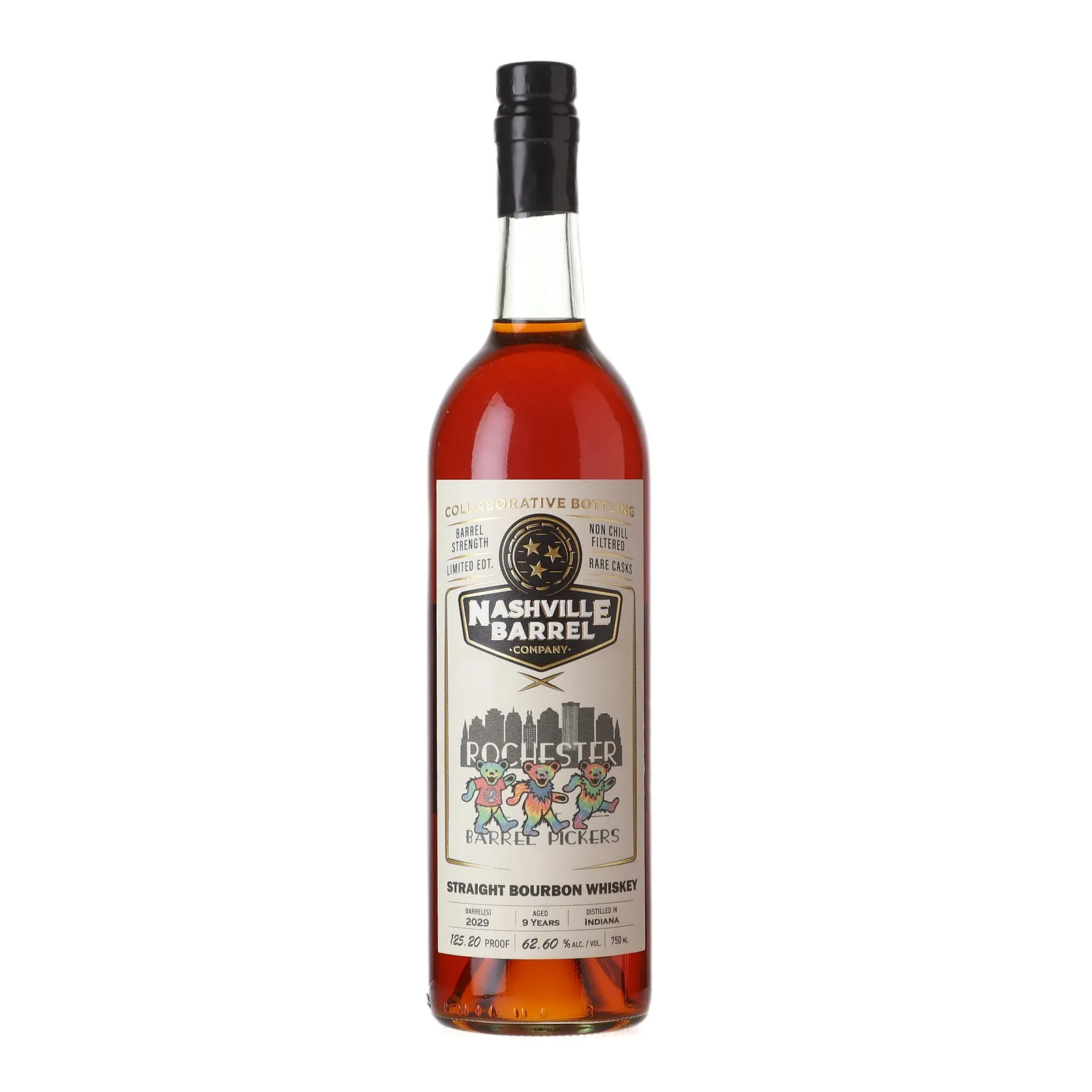 Nashville Barrel Company Rochester Barrel Pickers 9 Year Old, Bourbon Cask, Cask #2029, 62.6% whisky bottle